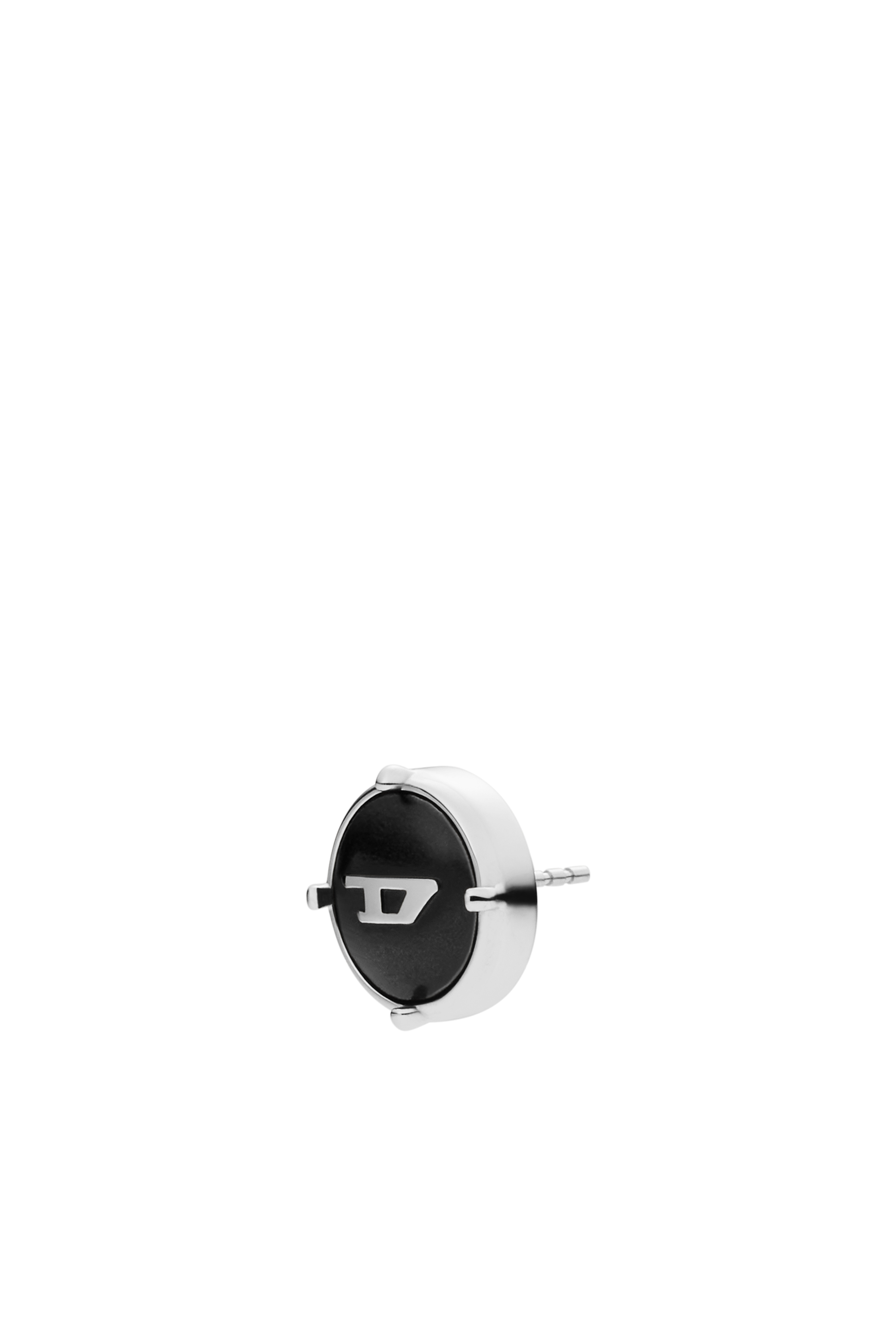Diesel - DX1335, Unisex's Stainless steel single stud earring in Black - 1