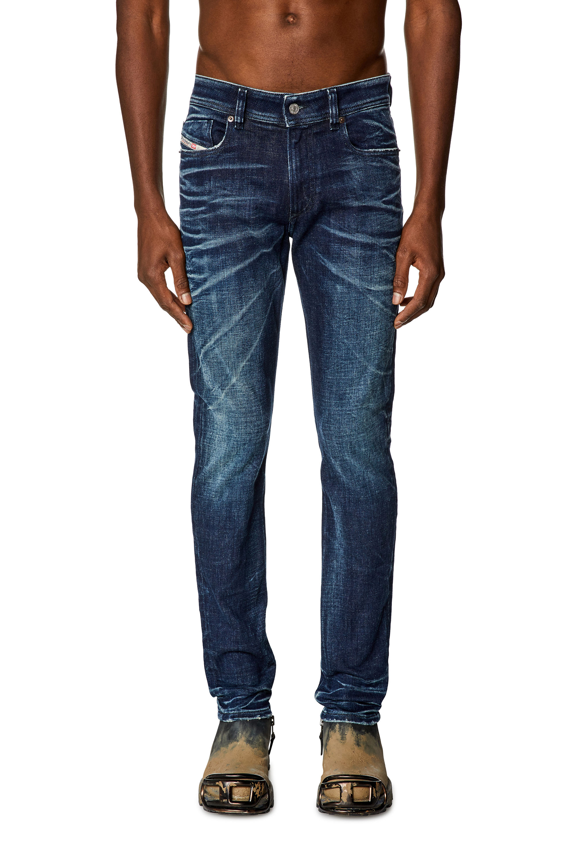 Diesel - Skinny Jeans 1979 Sleenker 09G34, Man's Skinny Jeans - 1979 Sleenker in Dark Blue - 1