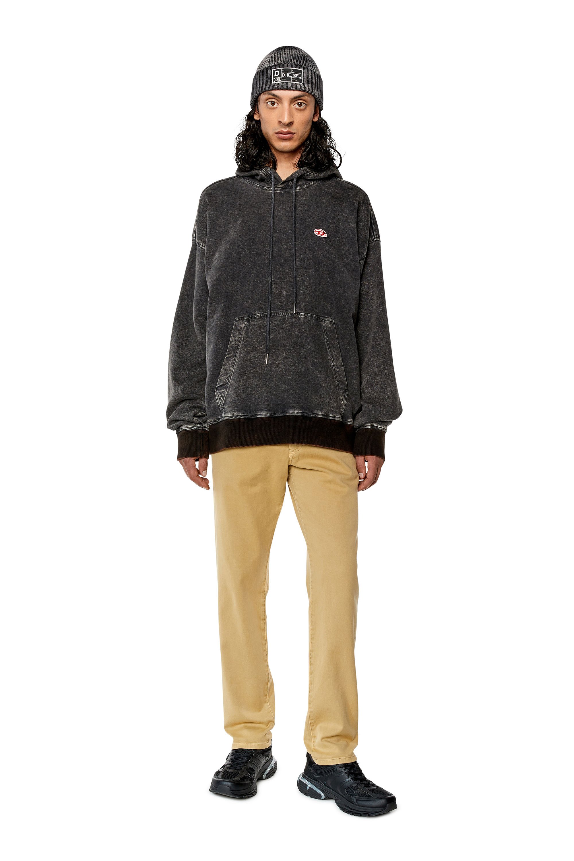 Diesel - Tapered 2030 D-Krooley Joggjeans® 068DY, Man's Tapered 2030 D-Krooley Joggjeans® in Light Brown - 2