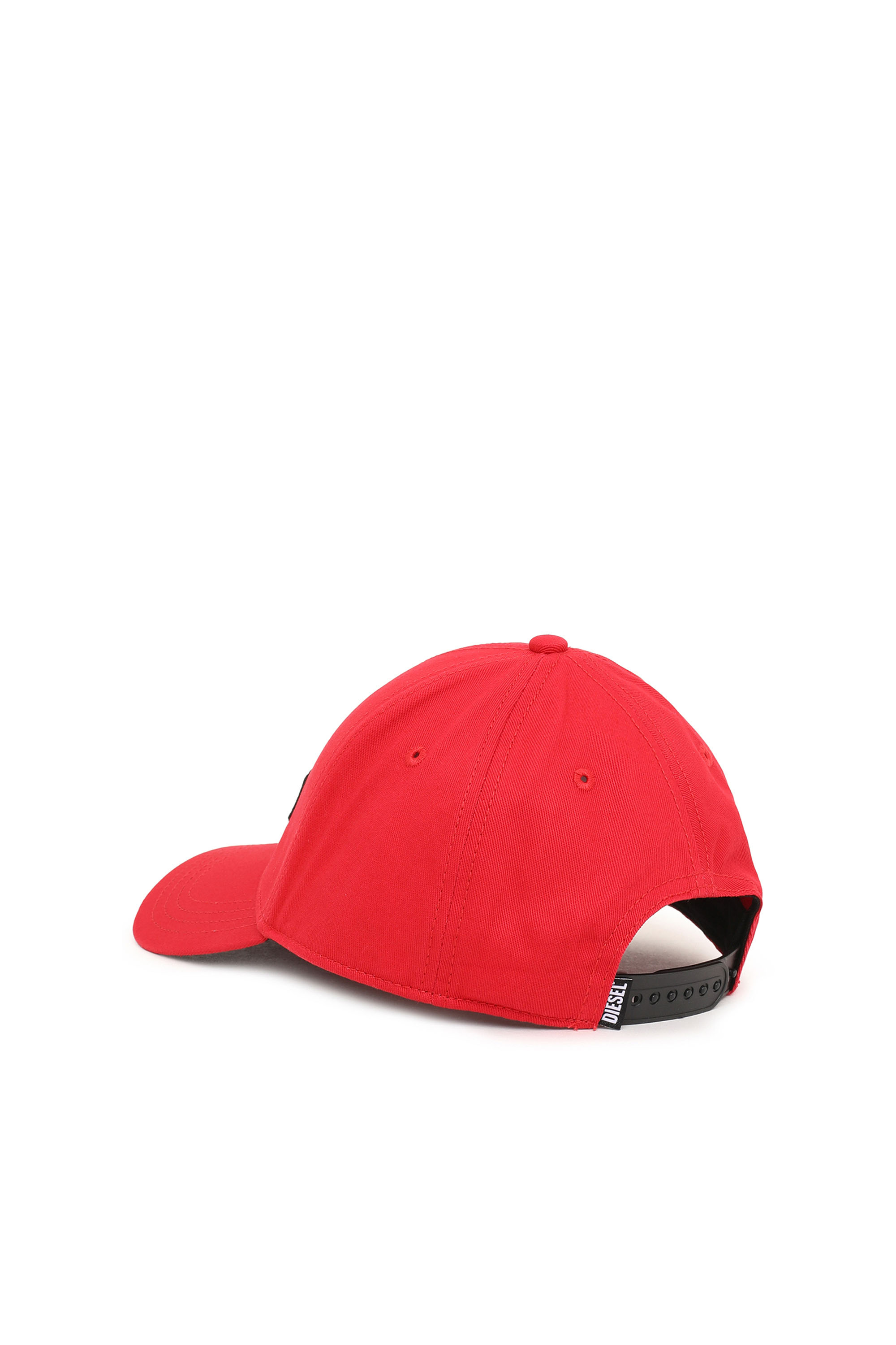 Diesel - CORRY-DIV, Unisex's Baseball cap with Denim Division logo in Red - 2