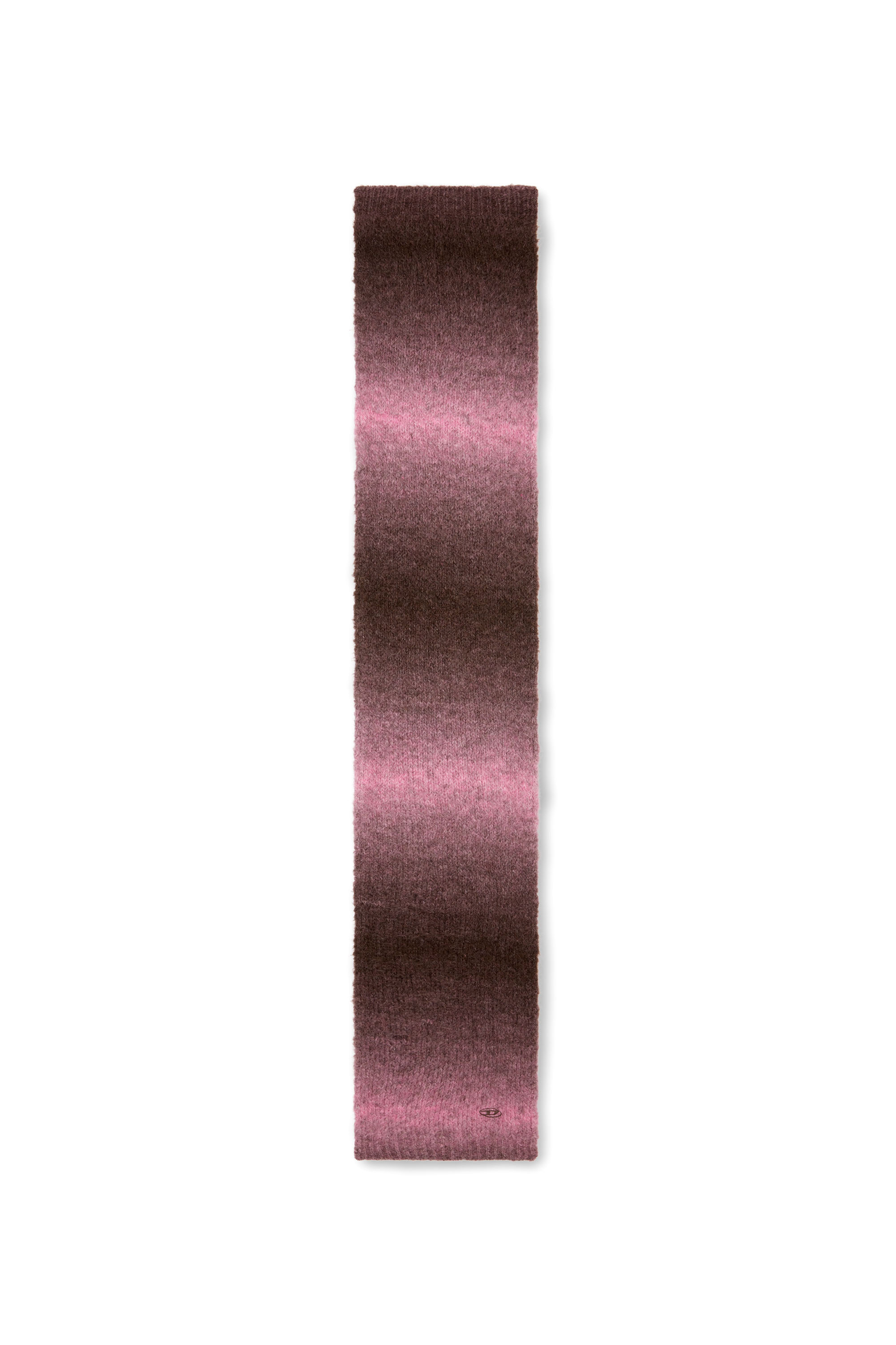 Diesel - K-PELLINO, Unisex's Dégradé scarf in alpaca blend in Violet - 2
