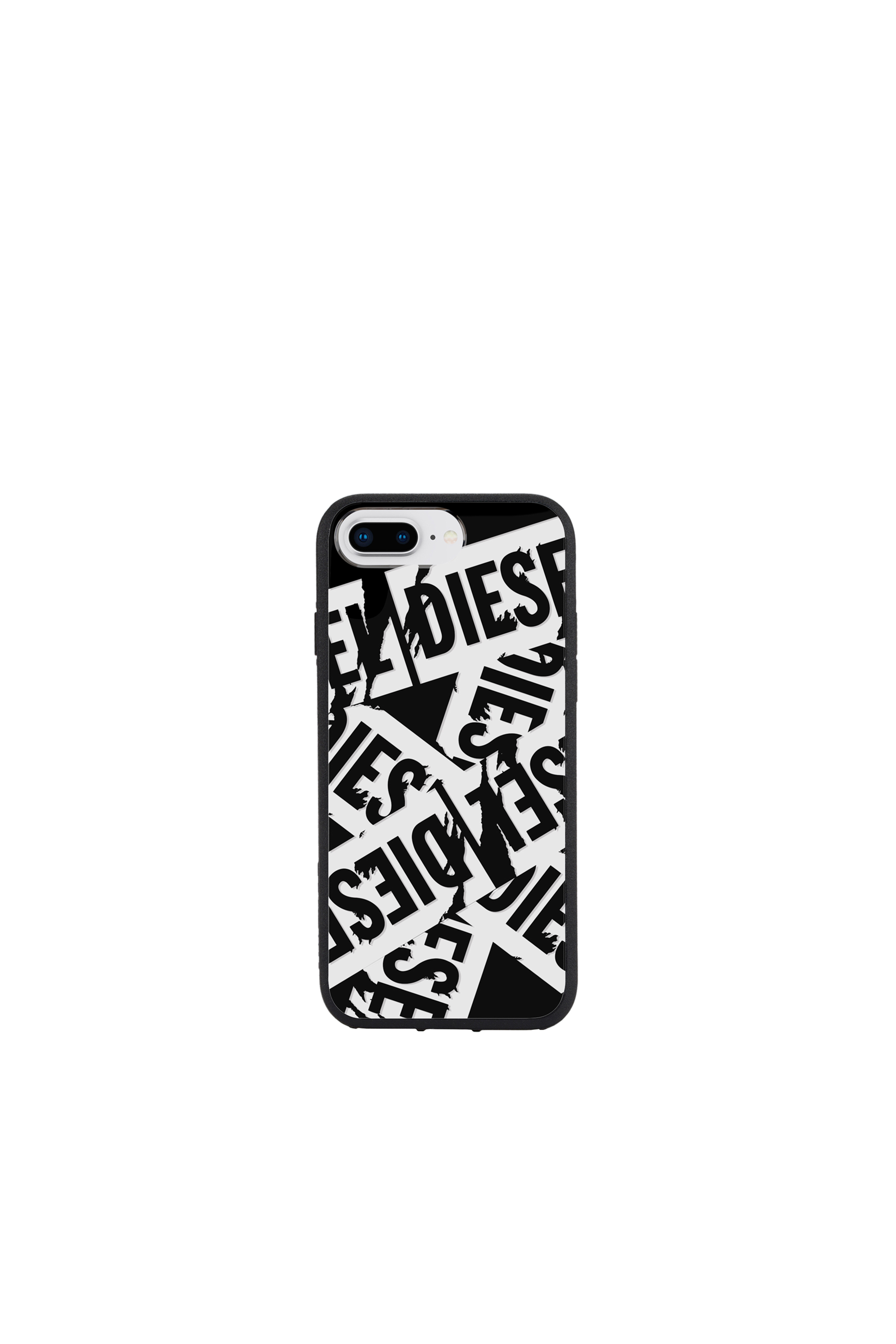 Diesel - MULTI TAPE BLACK/WHITE IPHONE 8 PLUS/7 PLUS/6S PLUS/6 PLUS CASE, Unisex's Tpu case, iPhone 8 Plus/7 Plus/6s Plus/6 Plus in Black - 2