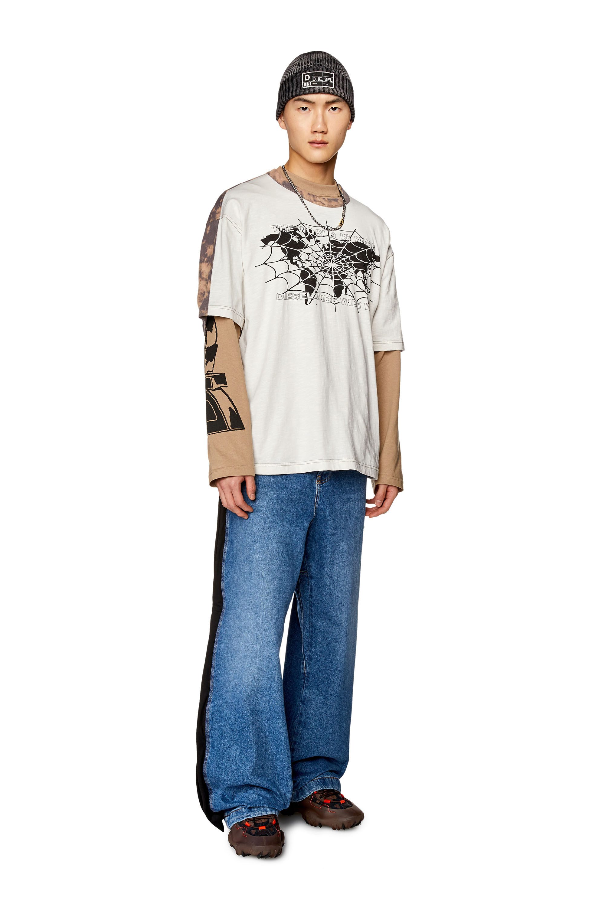 Diesel - Man's Straight Jeans D-Livery 0HJAV, Medium blue - 2