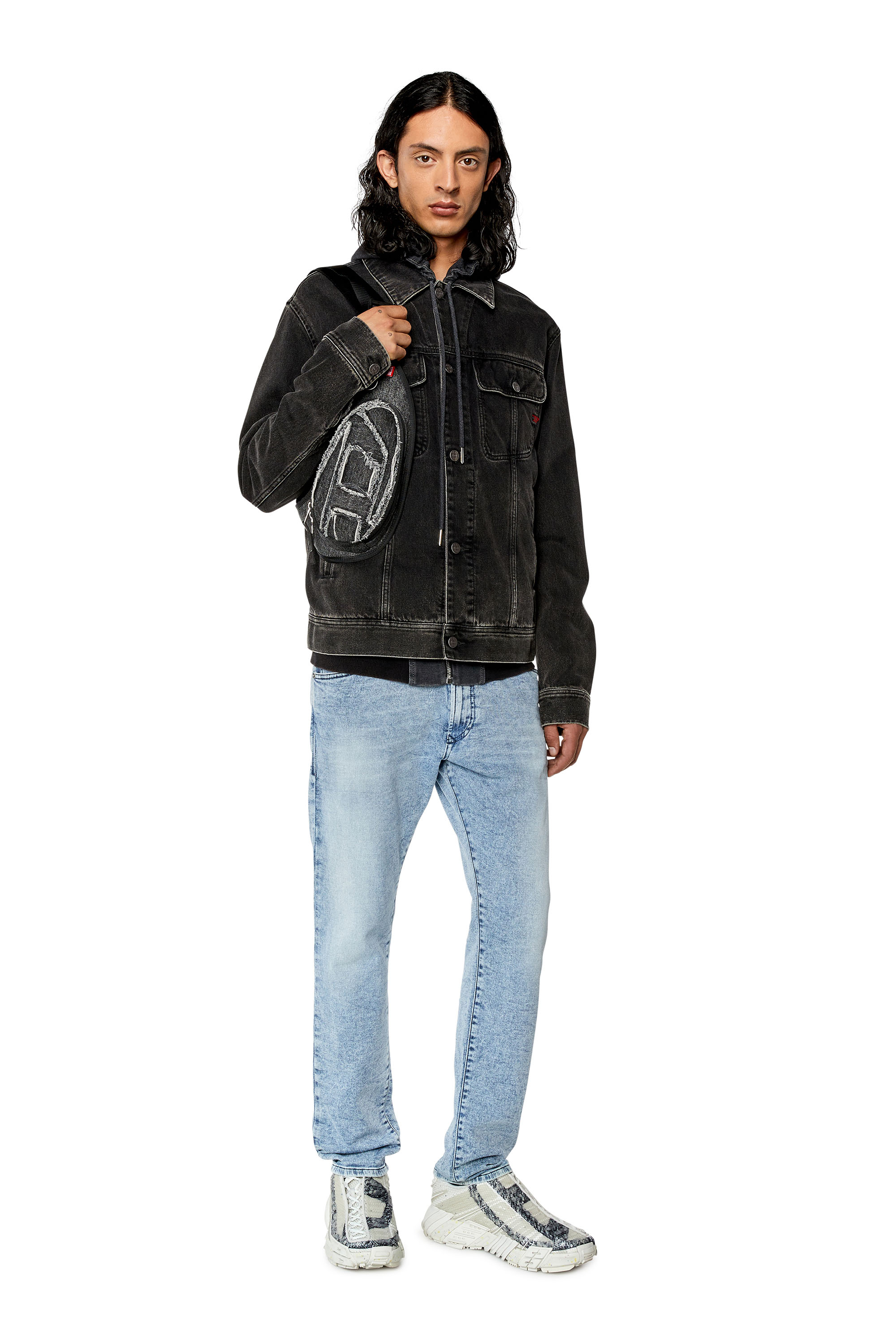 Diesel - Man's Tapered 2030 D-Krooley Joggjeans® 068GG, Light Blue - 2