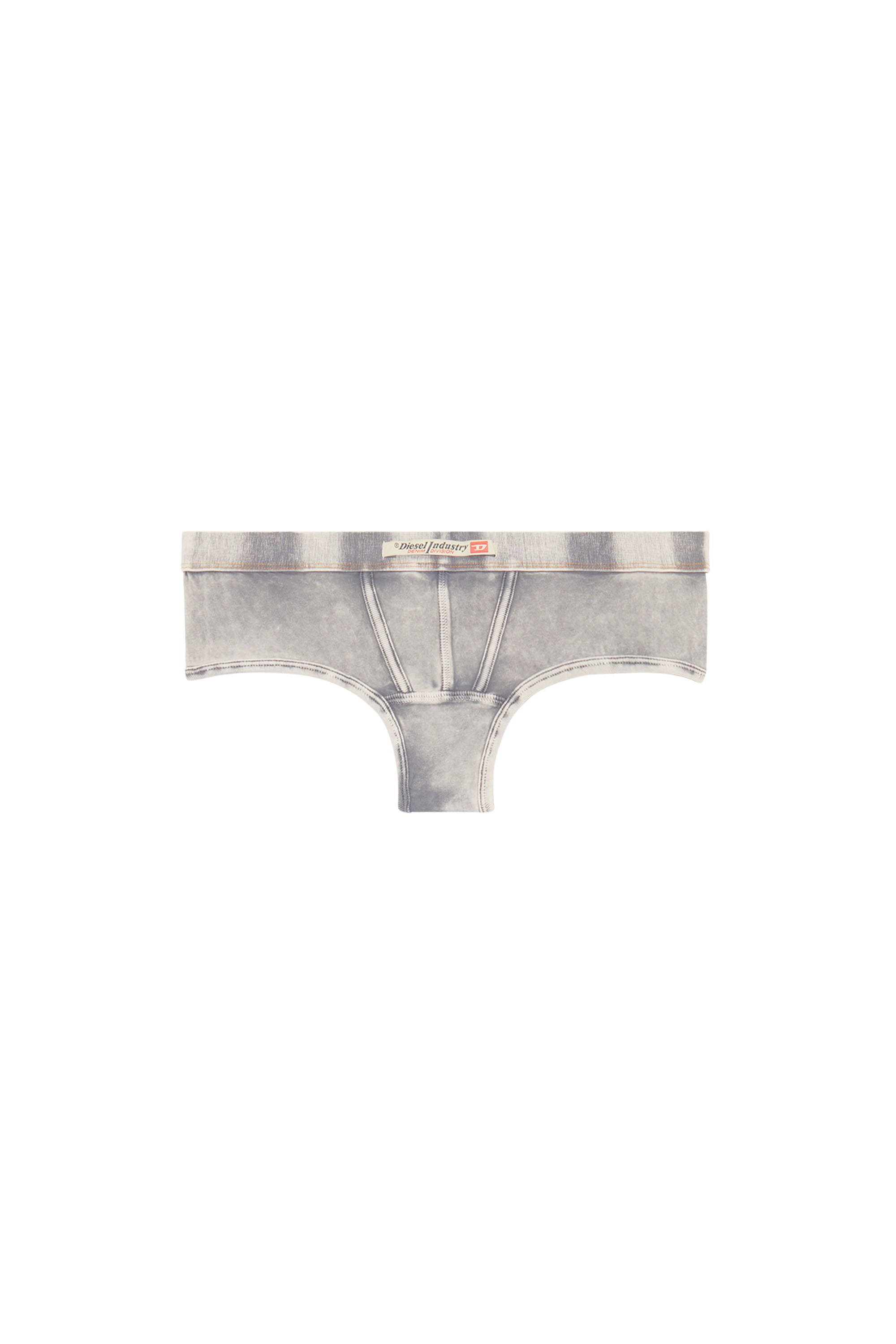 Diesel - UFPN-OXYPER-DT, Woman's Hipster briefs with denim effect in Grey - 1
