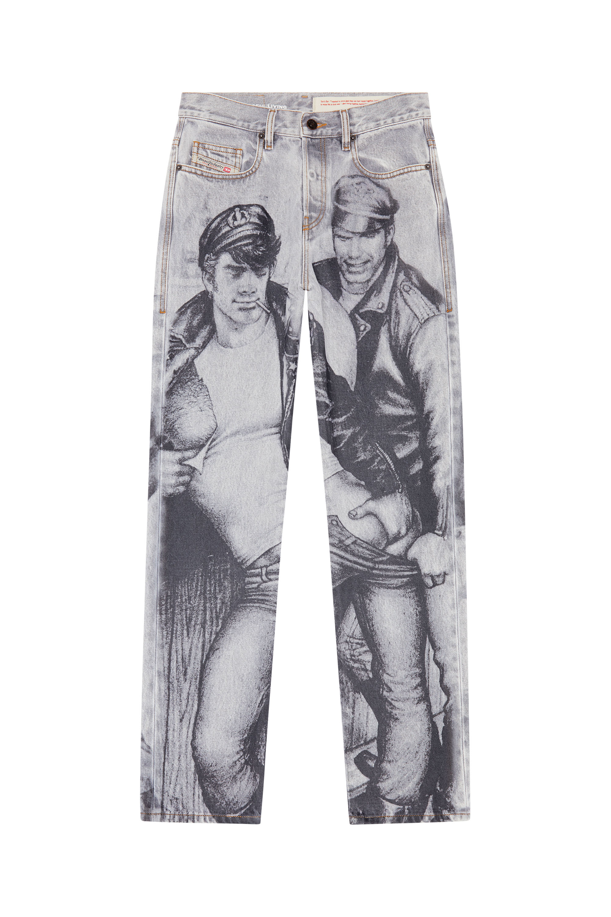 Diesel - Unisex's Straight Jeans 2020 D-Viker 007F8, Grey - 3