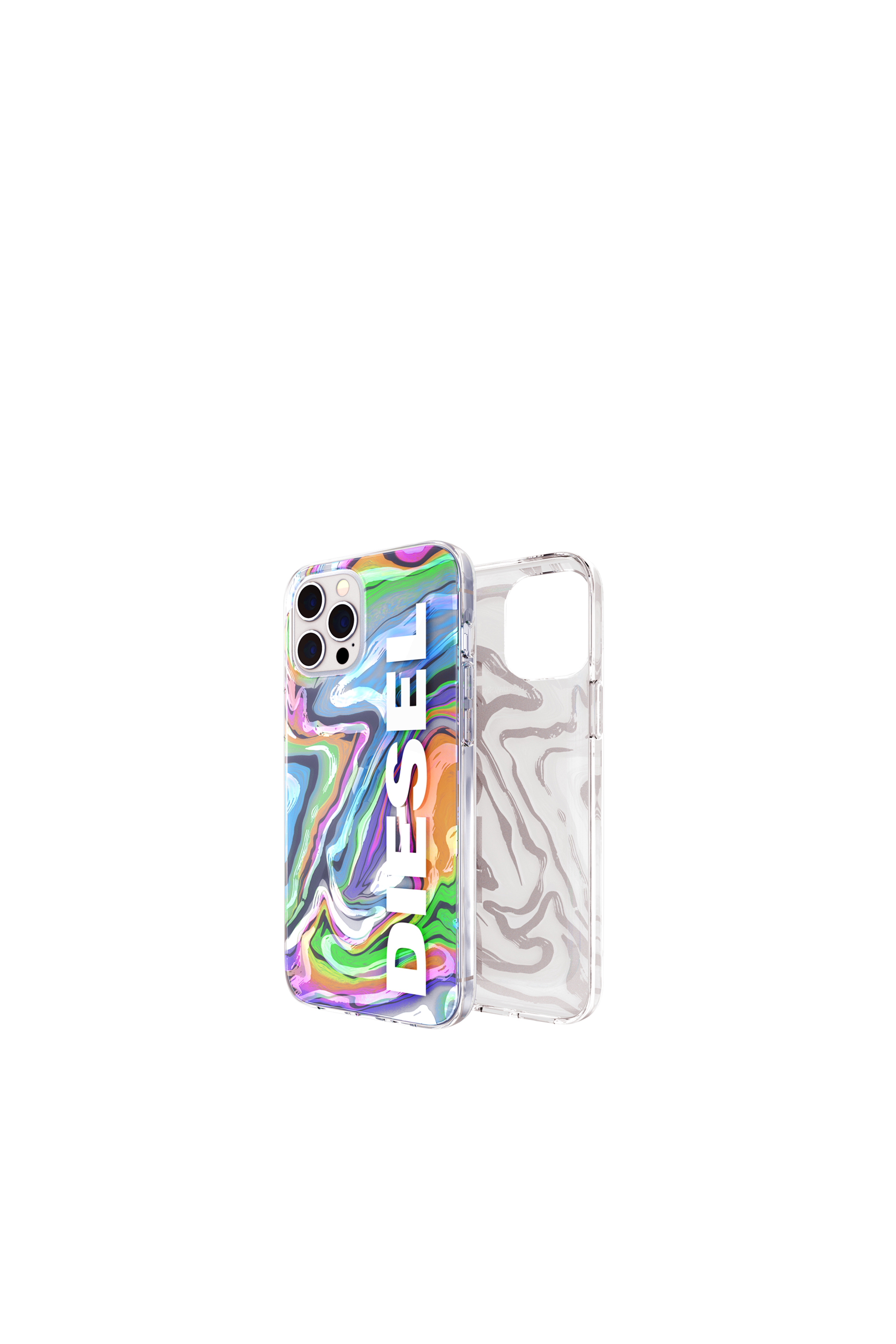 Diesel - 44316  STANDARD CASES, Unisex's Clear case digital holographic for iPhone 12 Pro Max in Multicolor - 1