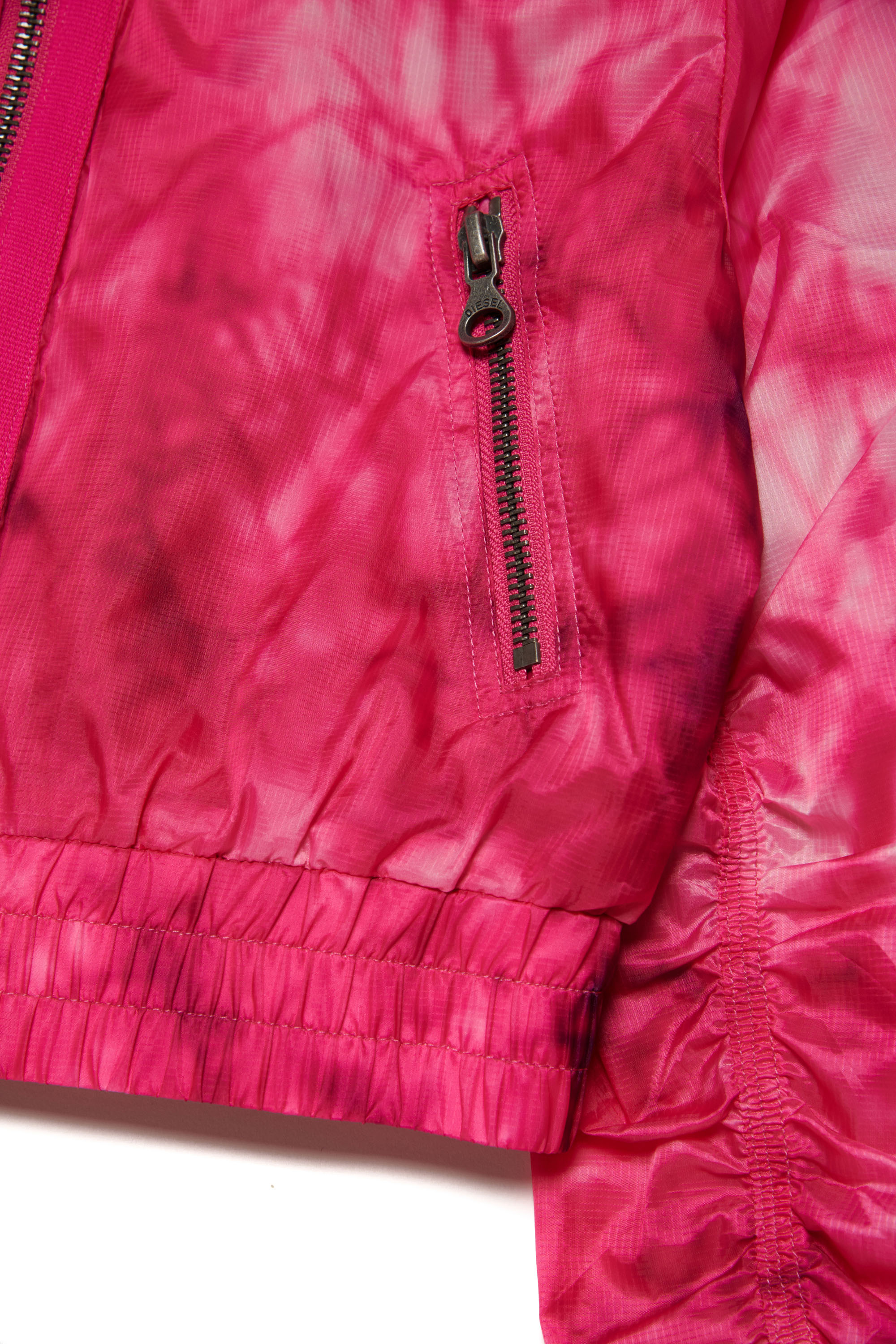 Diesel - JOAK, Woman's Bomber jacket in tie-dye ripstop in Pink - 4