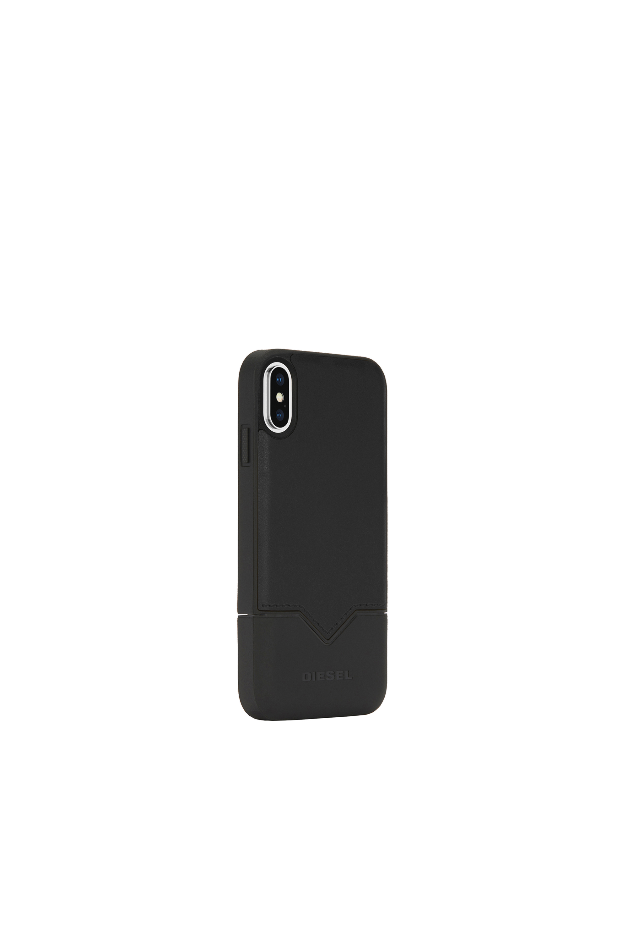 Diesel - CREDIT CARD IPHONE X CASE, Unisex's Credit card case, iPhone X in Black - 4