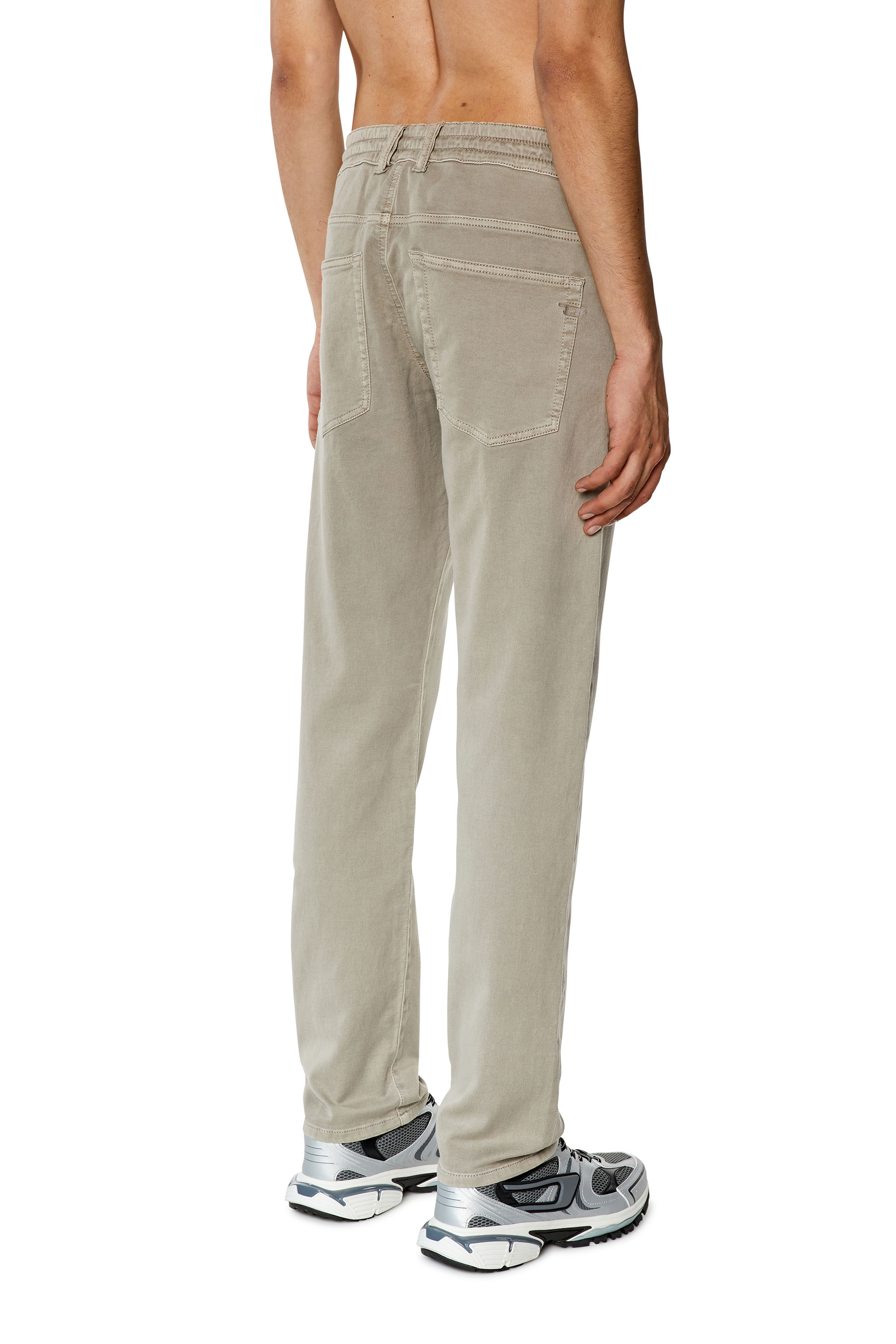 Diesel - Tapered 2030 D-Krooley Joggjeans® 068DY, Man's Tapered 2030 D-Krooley Joggjeans® in Grey - 4
