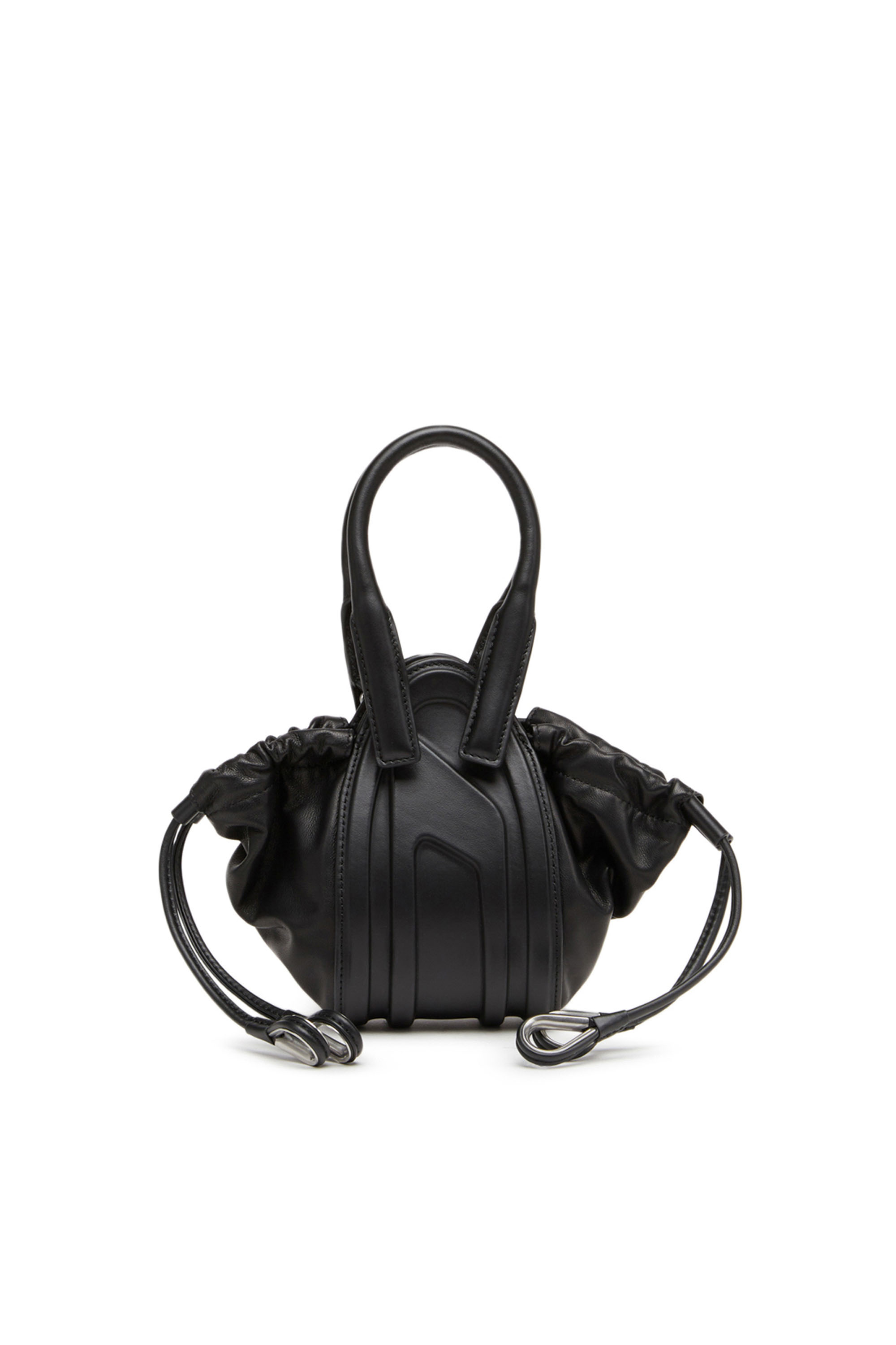 Diesel - 1DR-FOLD XXS, Woman's 1DR-Fold XXS - Handbag in nappa leather in Black - 2