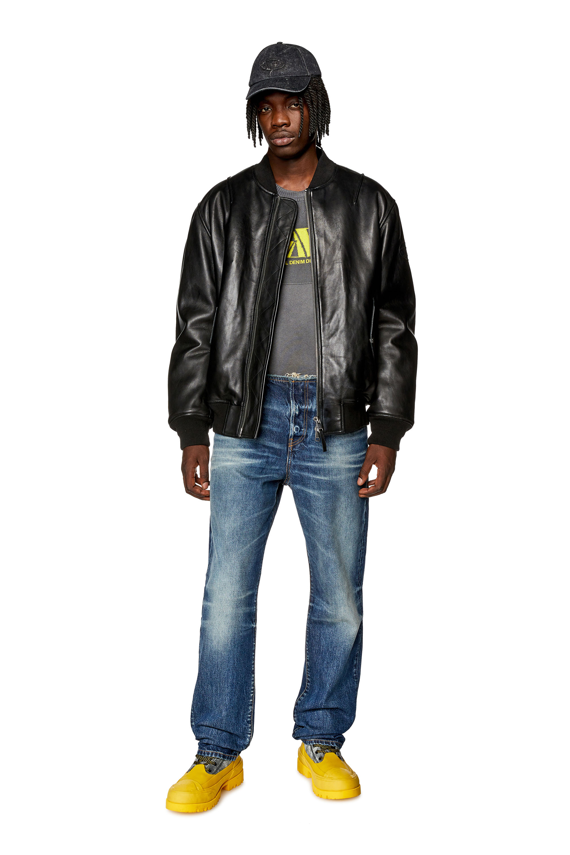 Diesel - Man's Straight Jeans D-Pend 09G92, Dark Blue - 2