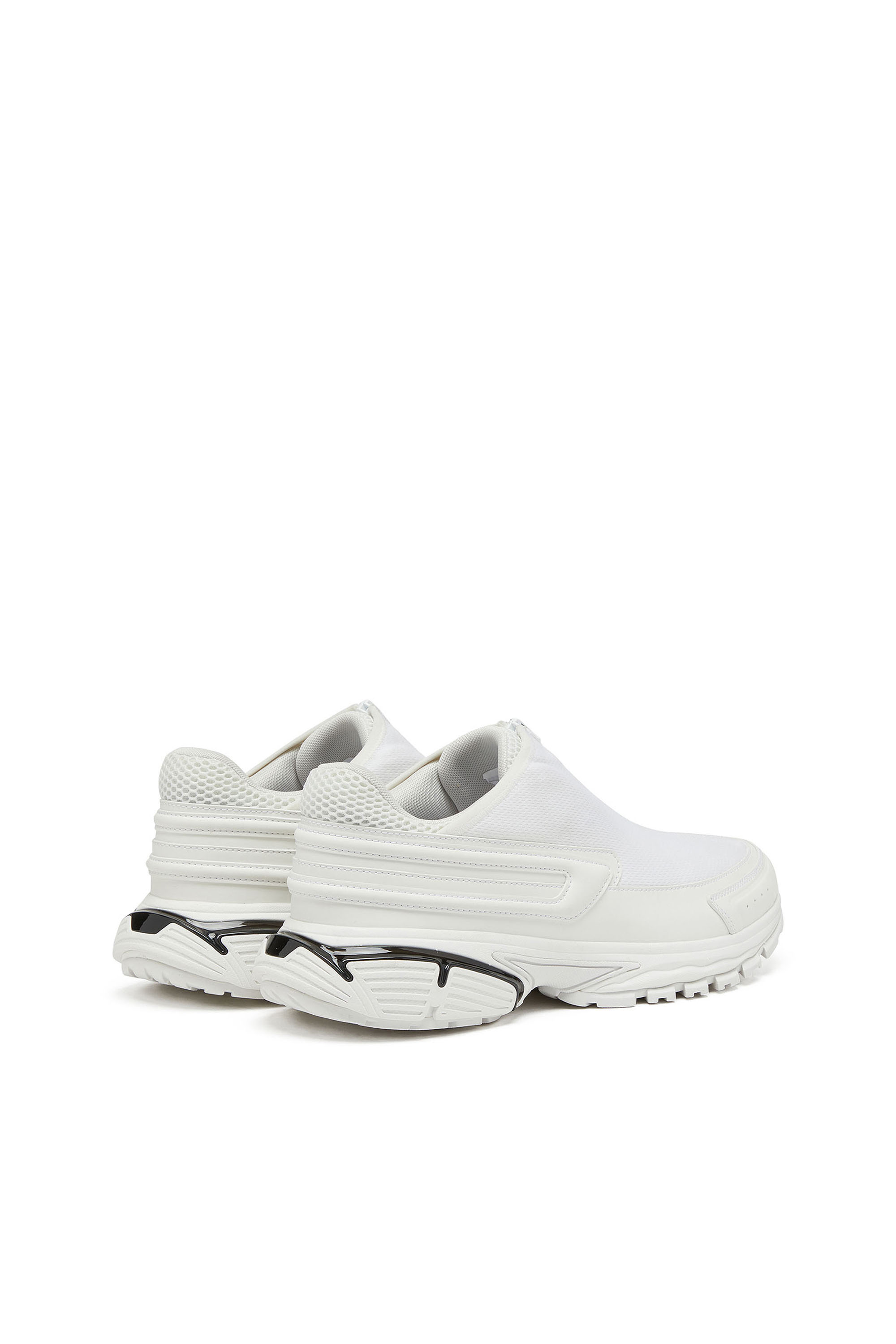 Diesel - S-SERENDIPITY PRO-X1 ZIP X, Unisex's S-Serendipity-Slip-on mesh sneakers with zip in White - 3
