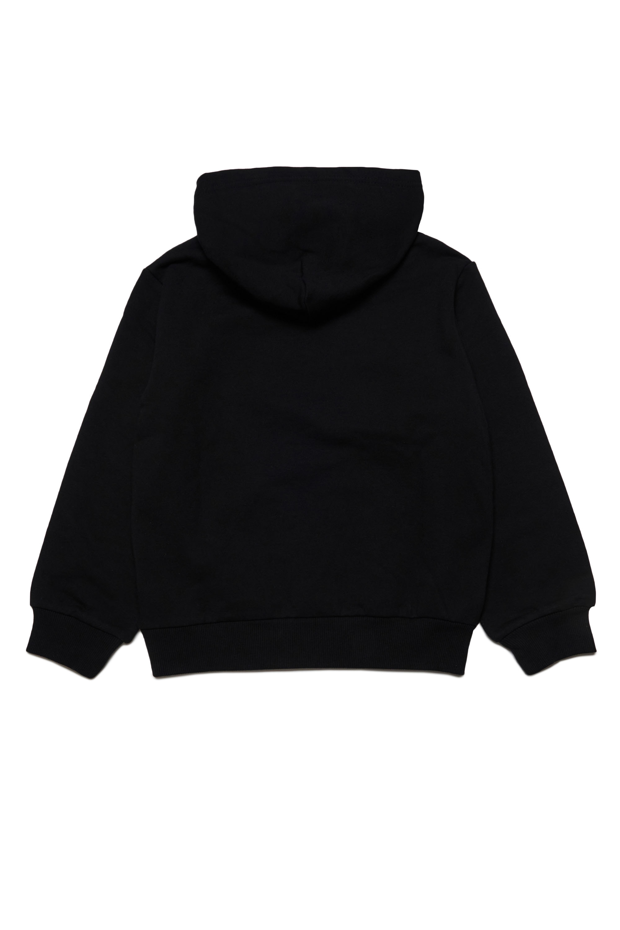 Diesel - LSFORT DI OVER HOOD, Unisex's Hoodie with logo print in Black - 2