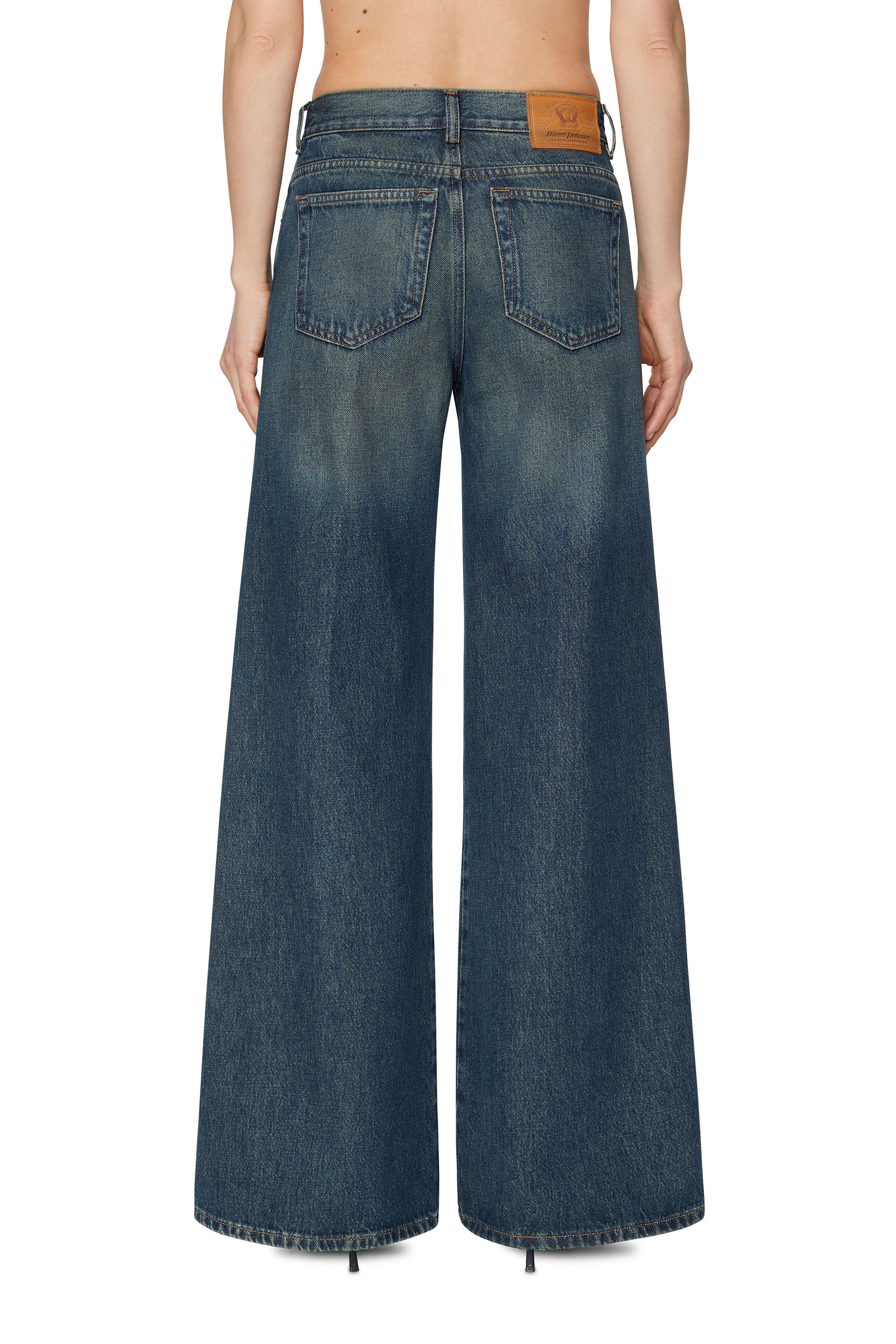 Diesel - Bootcut and Flare Jeans 1978 D-Akemi 09C04, Woman's Bootcut and Flare Jeans - 1978 D-Akemi in Dark Blue - 4