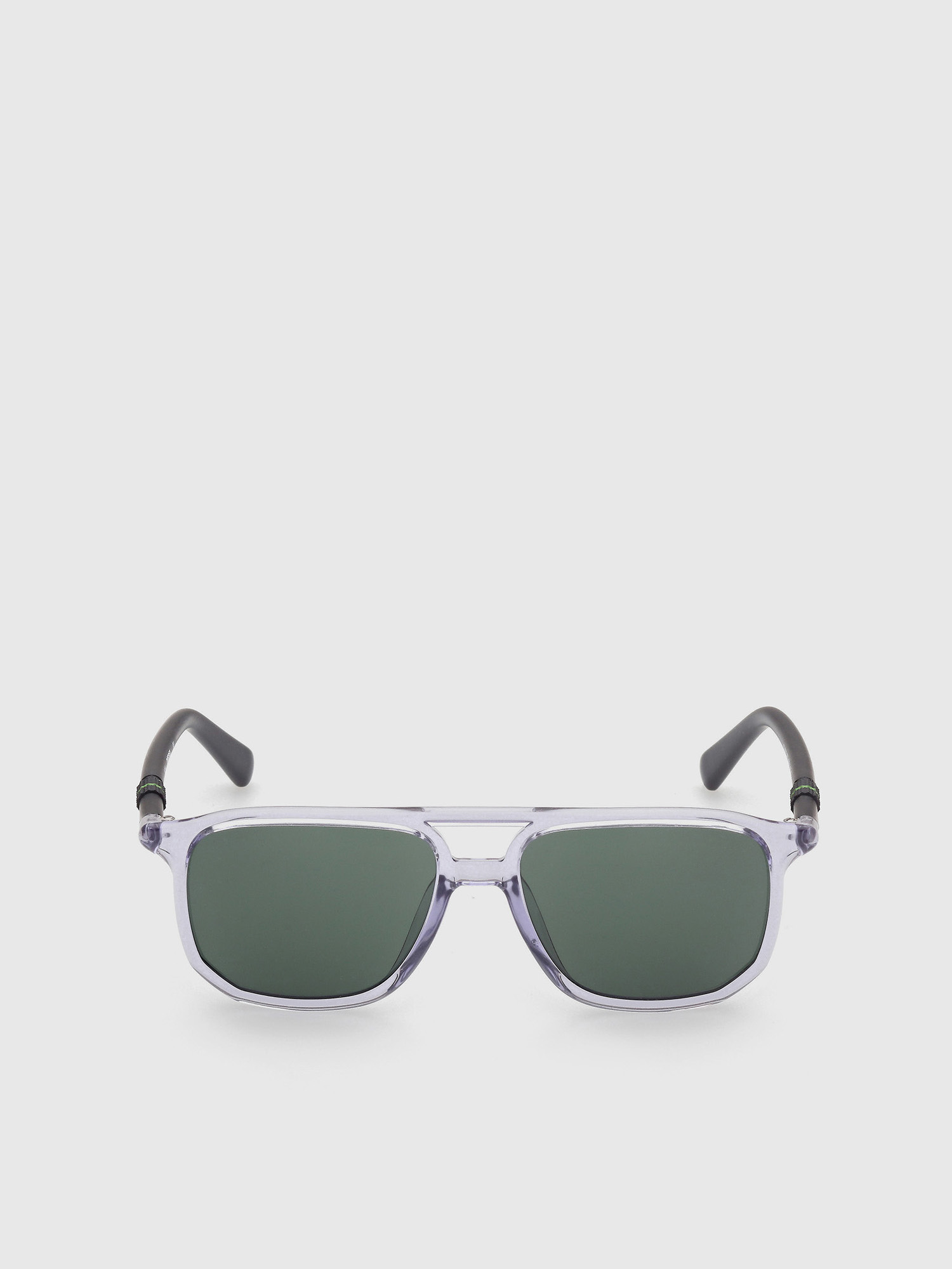 Diesel - DL0332, Man's Navigator sunglasses with double bridge in Grey - 1