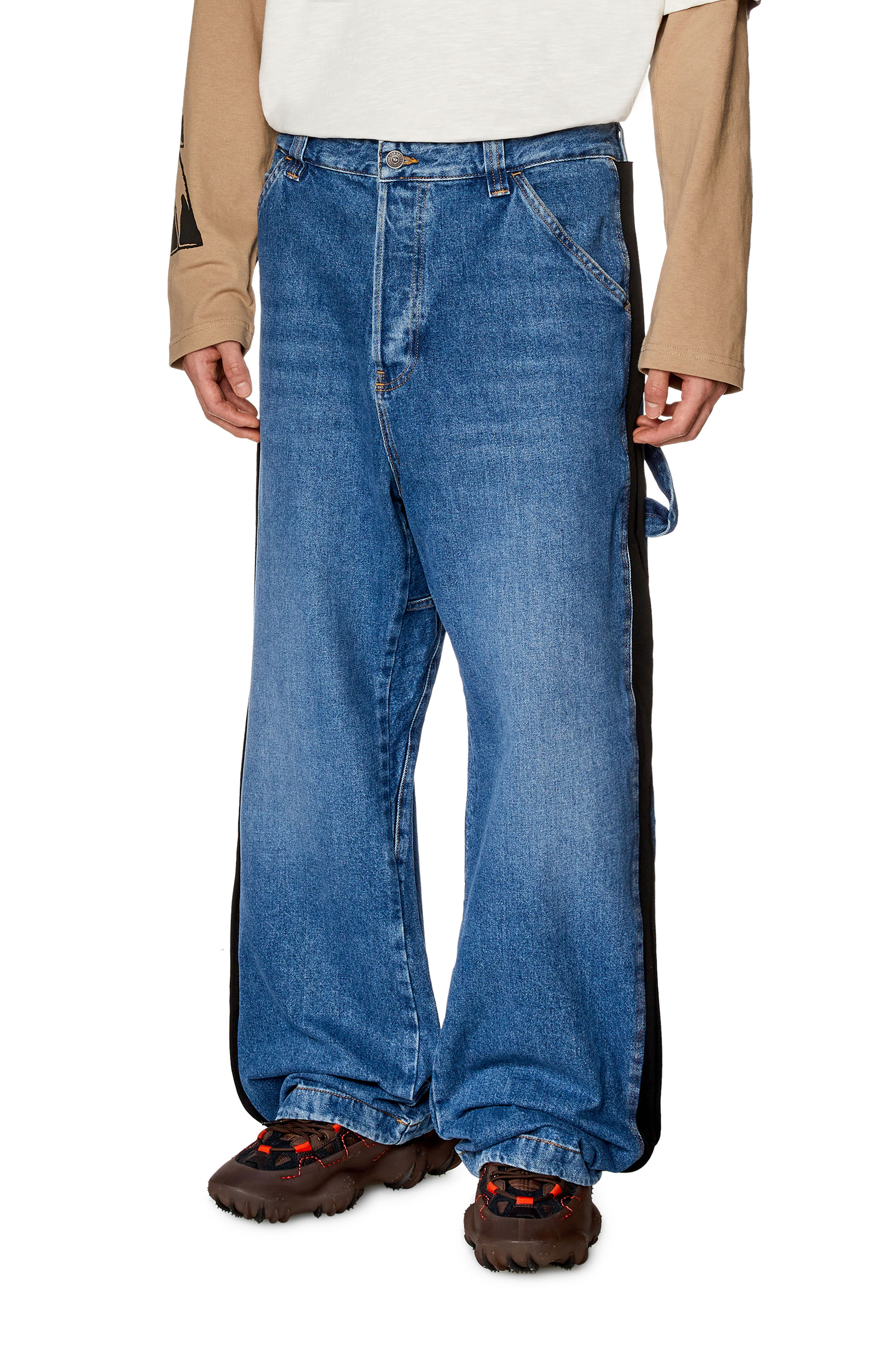 Diesel - Man's Straight Jeans D-Livery 0HJAV, Medium blue - 1
