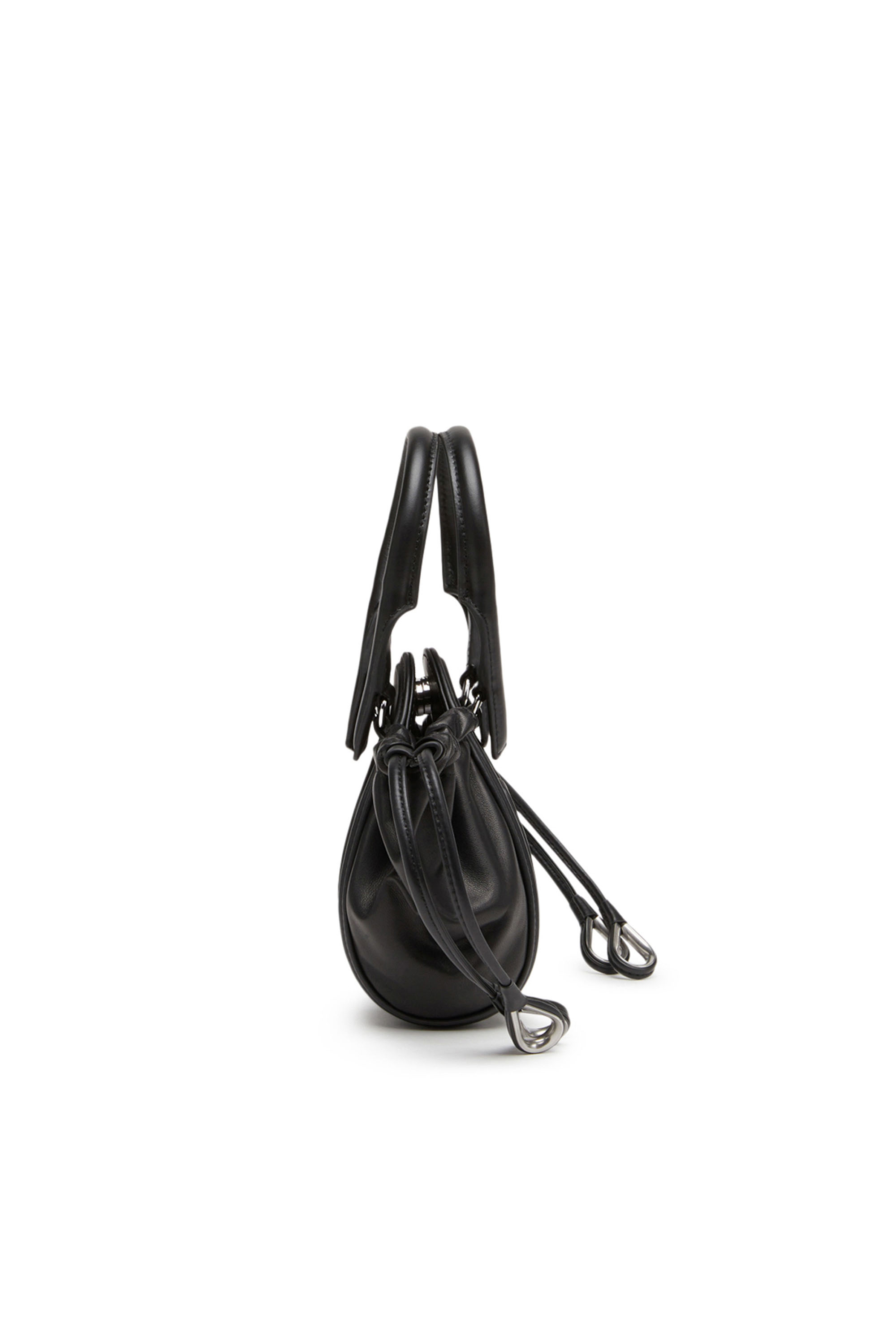 Diesel - 1DR-FOLD XXS, Woman's 1DR-Fold XXS - Handbag in nappa leather in Black - 3