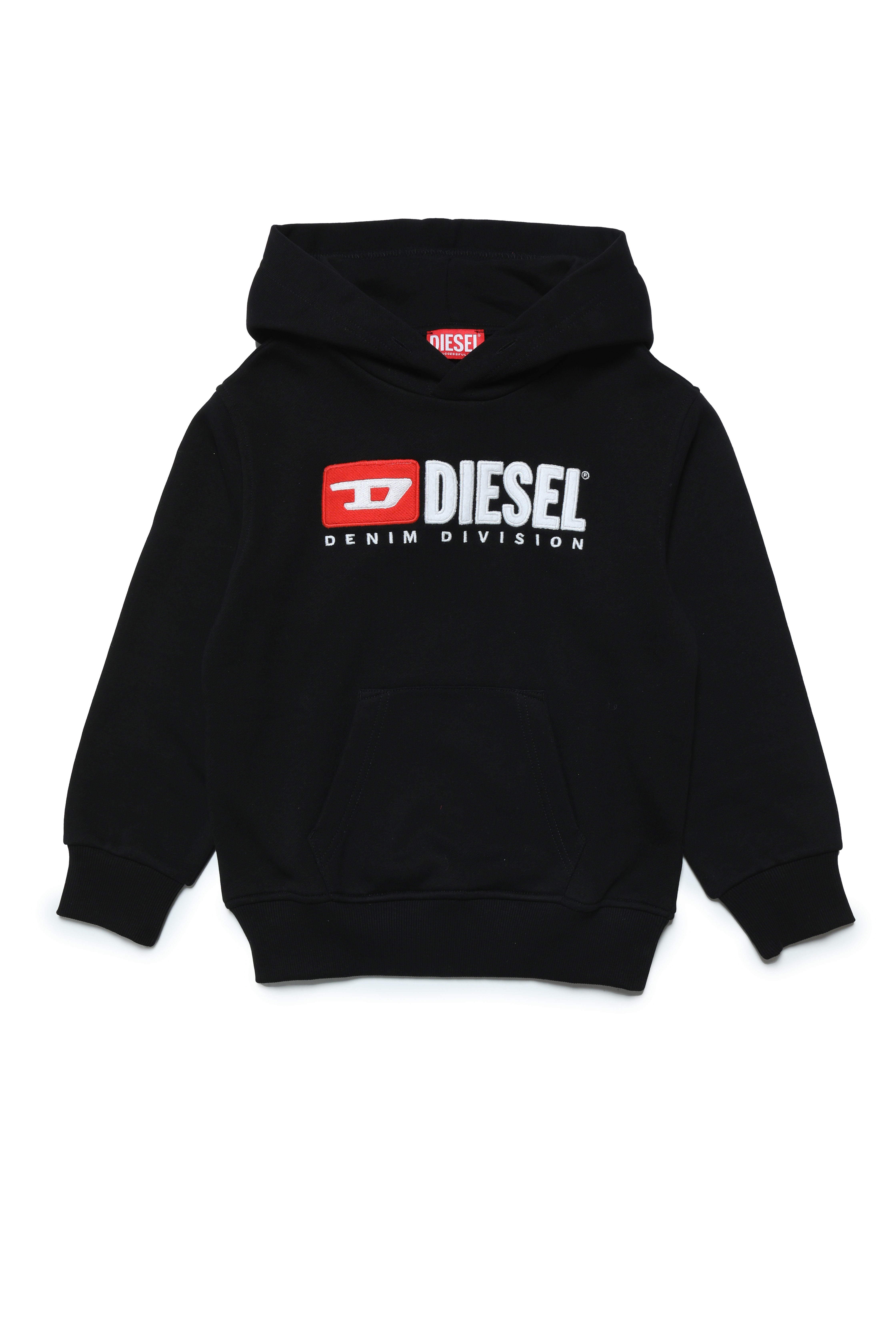 Diesel - SGINNDIVE OVER, Unisex's Sweatshirt with Diesel patches in Black - 1