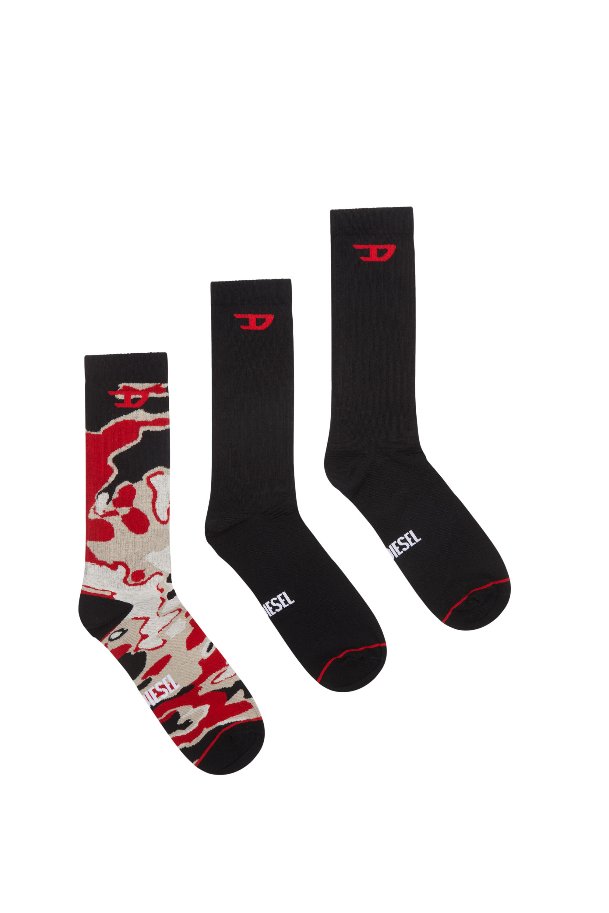 SKM-RAY-THREEPACK, Black/Red