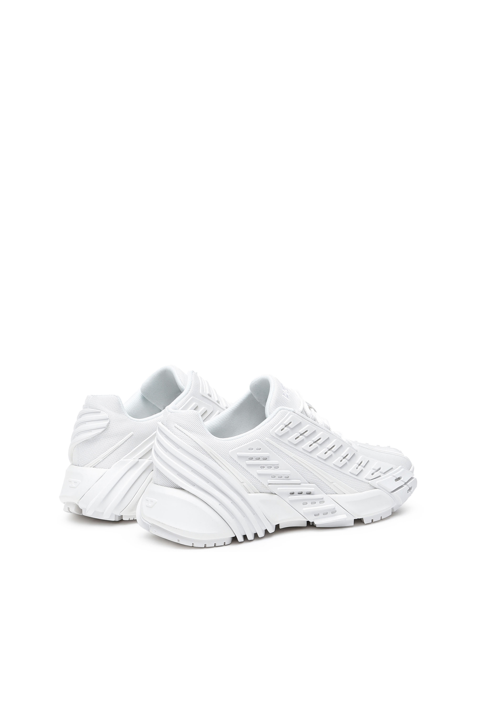 Diesel - S-PROTOTYPE LOW, Man's S-Prototype Low - Sneakers in mesh and rubber in White - 3