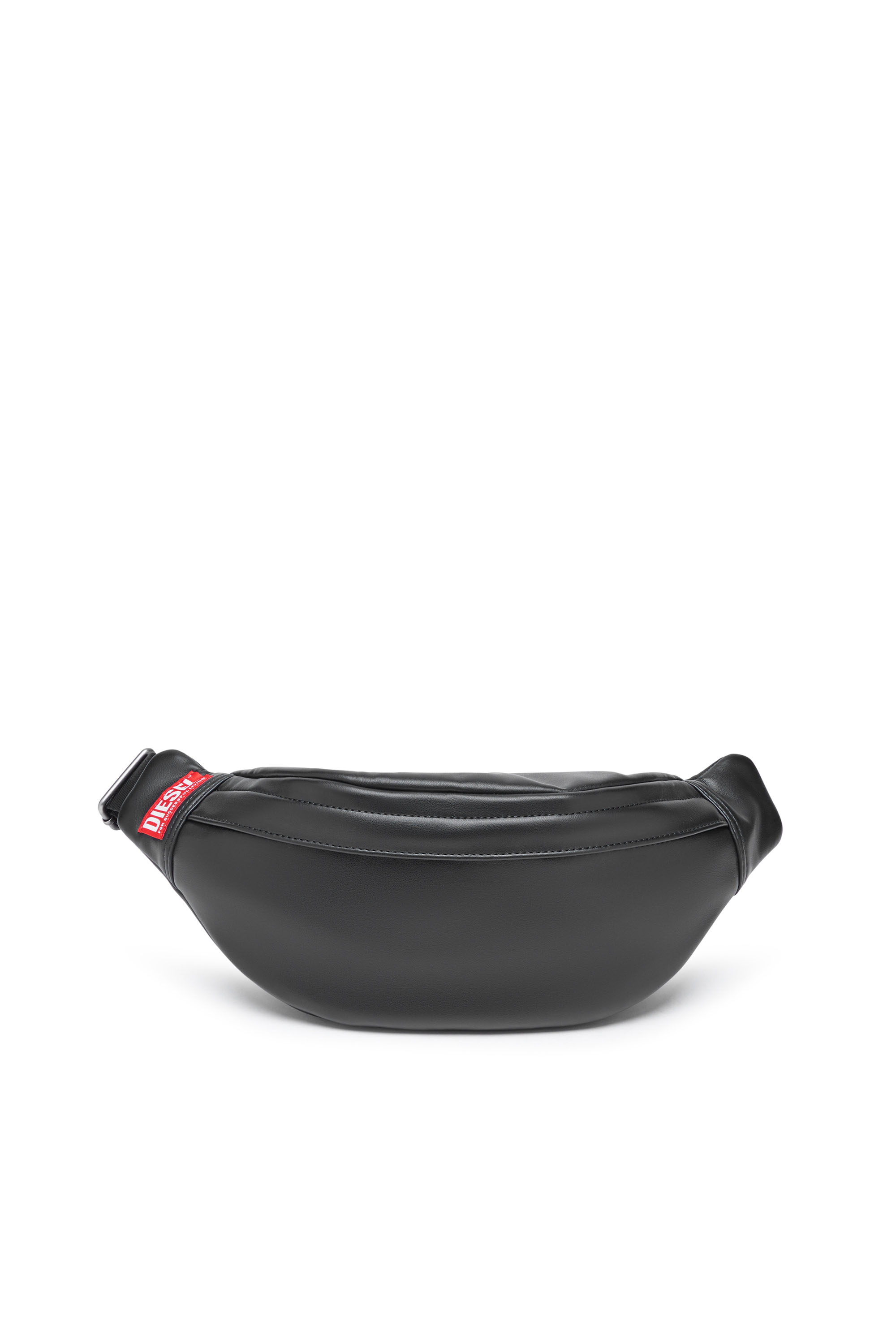 Diesel - RAVE BELTBAG, Man's Rave Beltbag - Belt bag in recycled materials in Black - 1