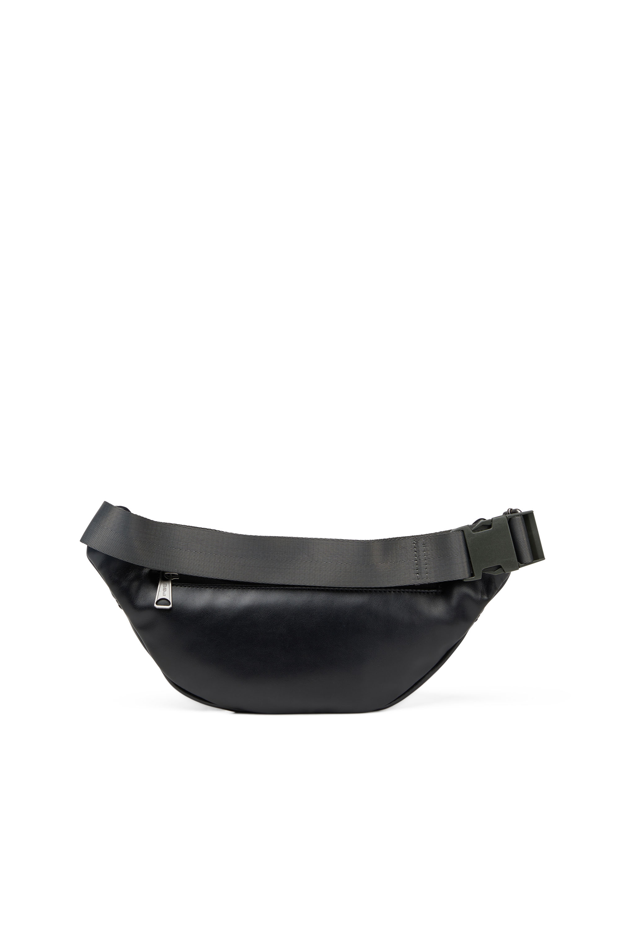 Diesel - RAVE BELTBAG, Man's Rave Beltbag - Belt bag in recycled materials in Black - 2