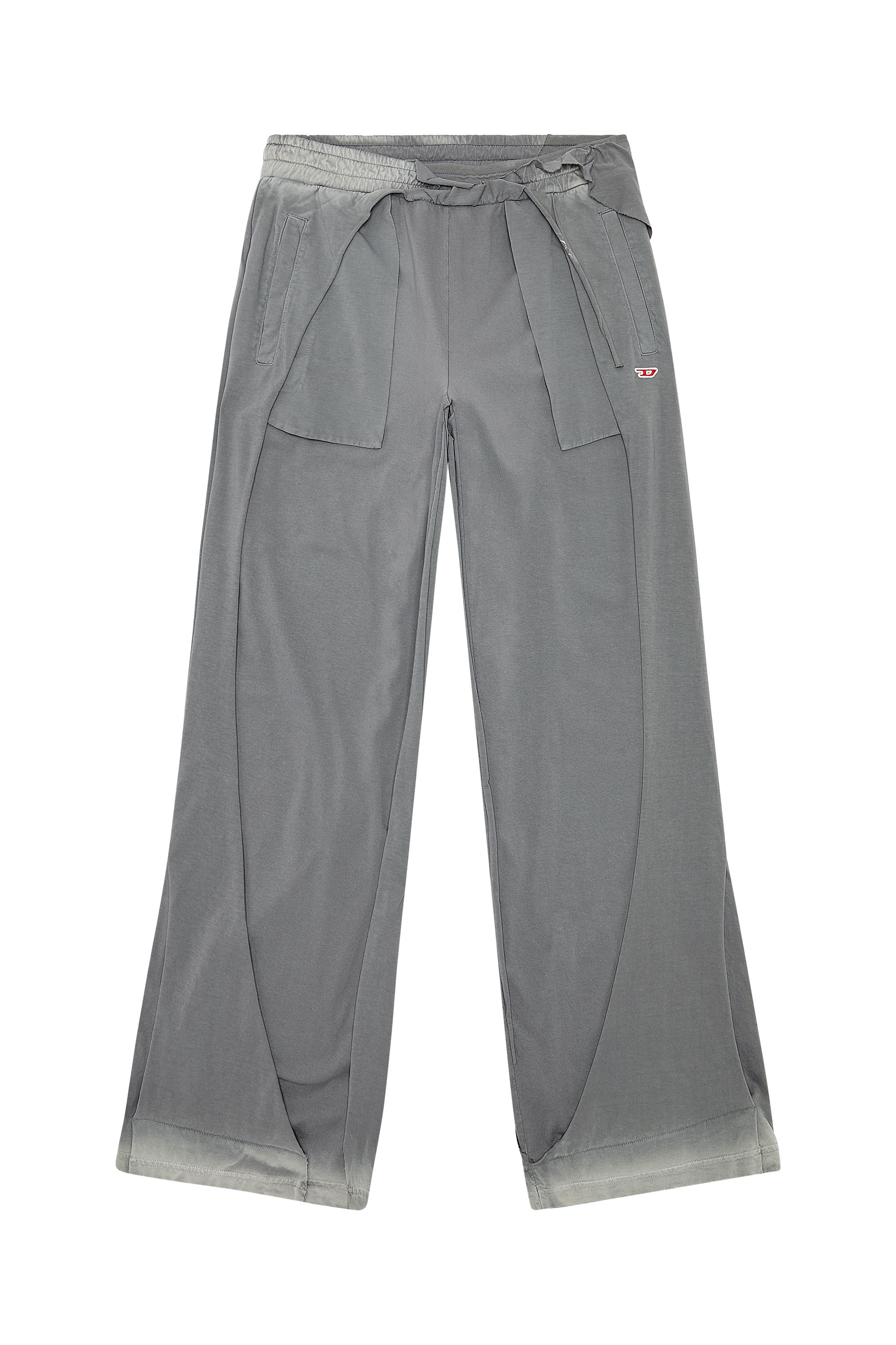 Diesel - P-TOPAHOOP-N1, Man's Sweatpants with destroyed peel-off effect in Grey - 3