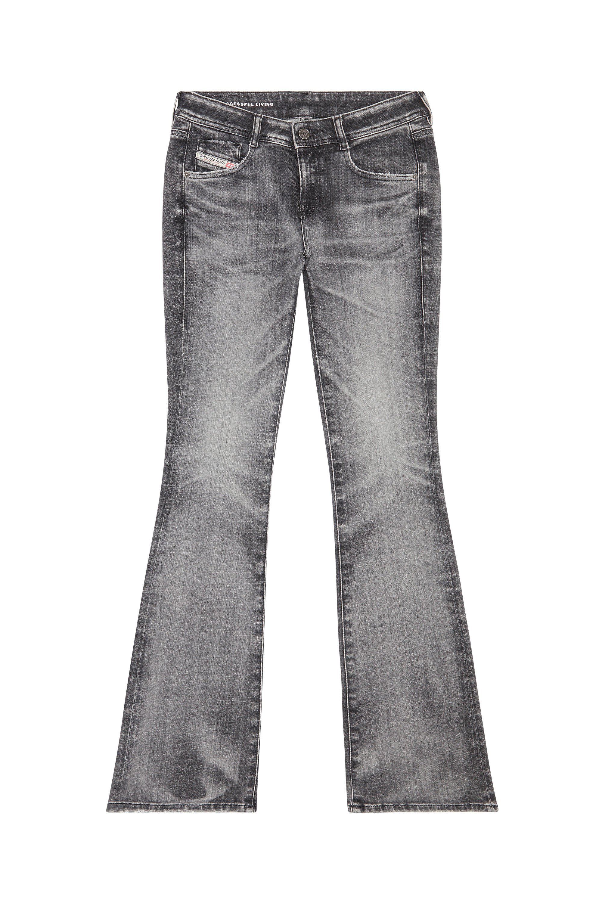 Diesel - Woman's Bootcut and Flare Jeans 1969 D-Ebbey 09G38, Black/Dark grey - 3