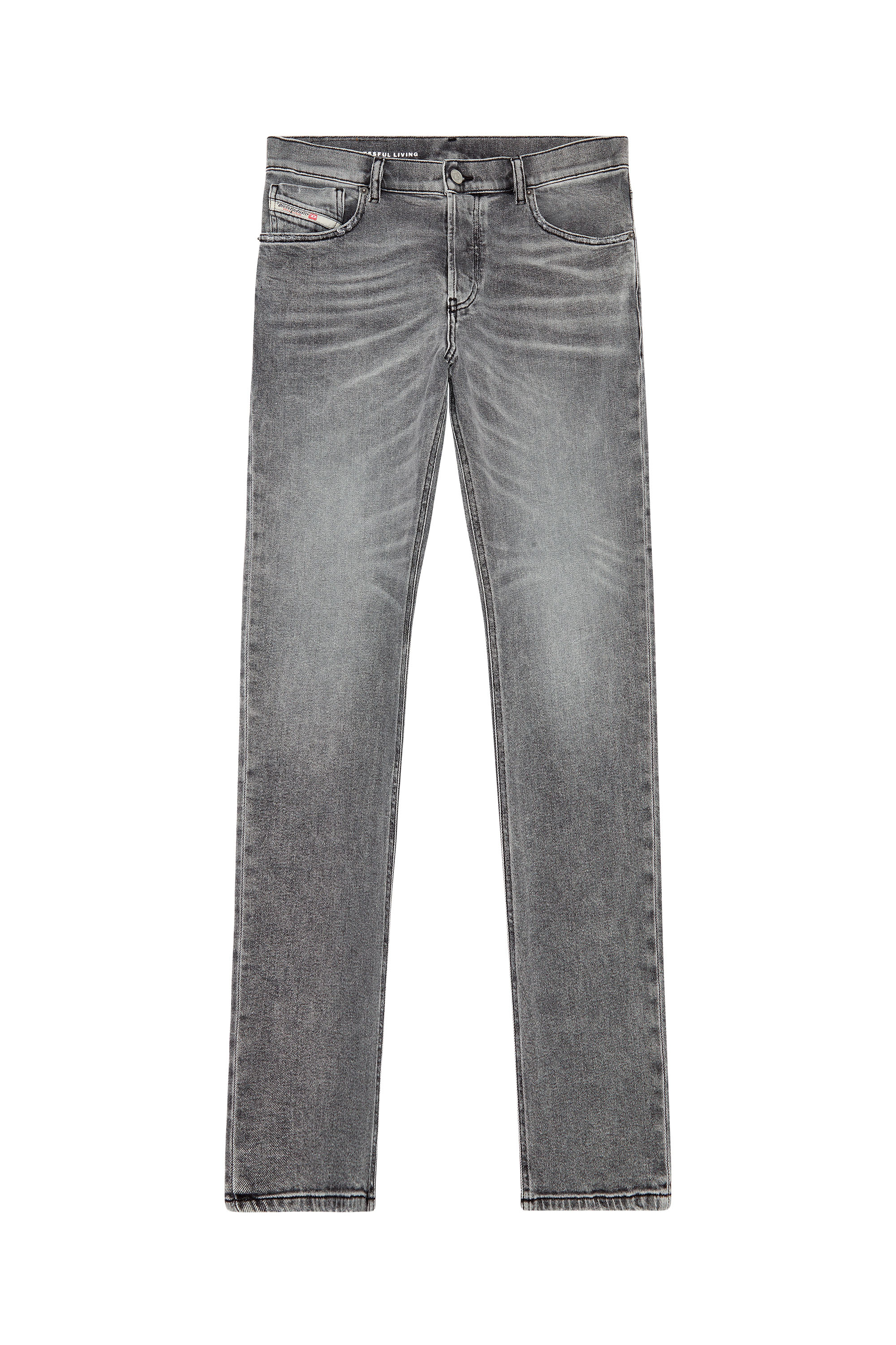Diesel - Man's Slim Jeans 1995 D-Sark 09H47, Grey - 3