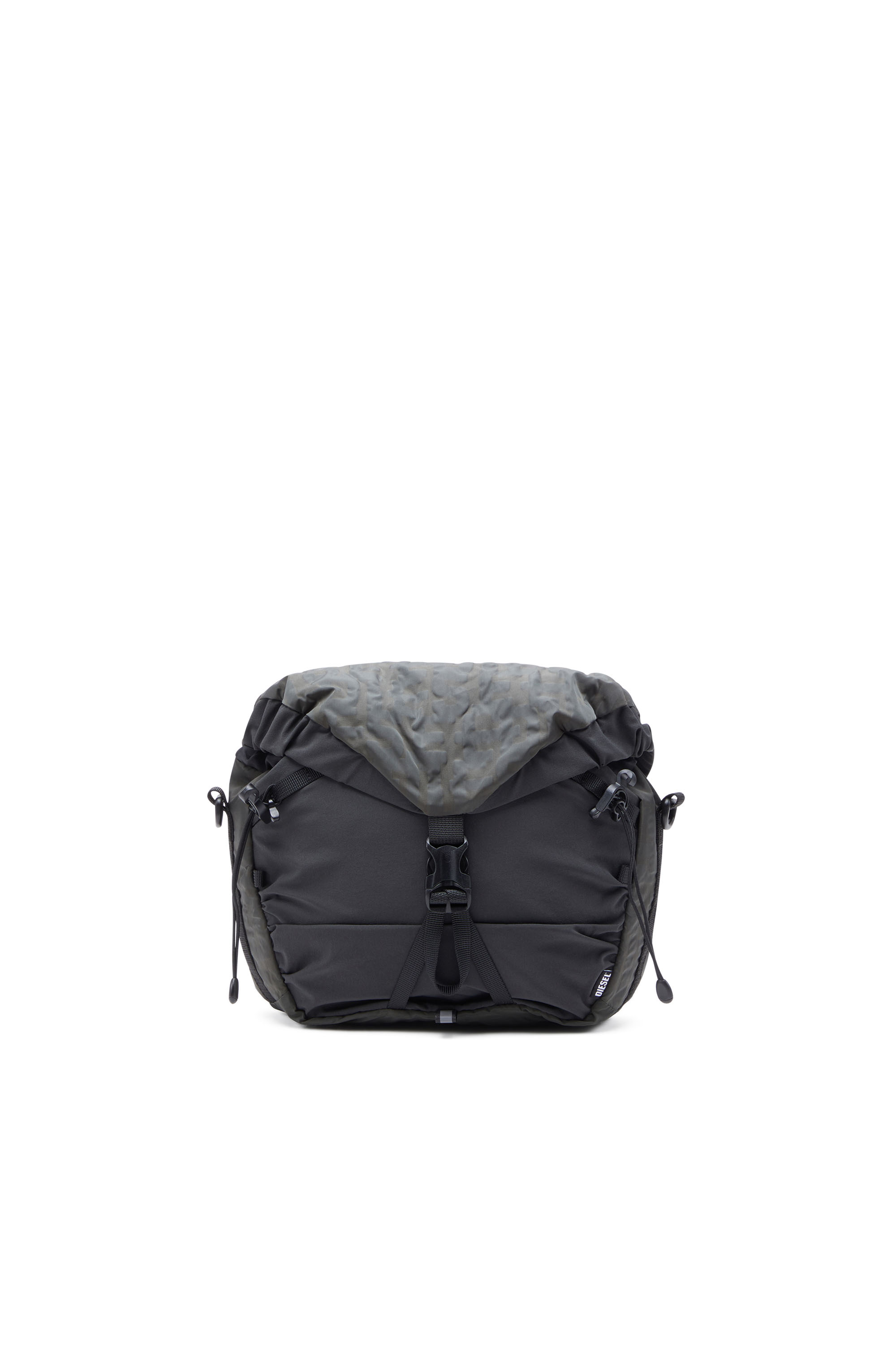 Diesel - DRAPE CROSSBODY S X, Unisex's Drape Crossbody S X - Crossbody in nylon, Lycra and mesh in Black - 1
