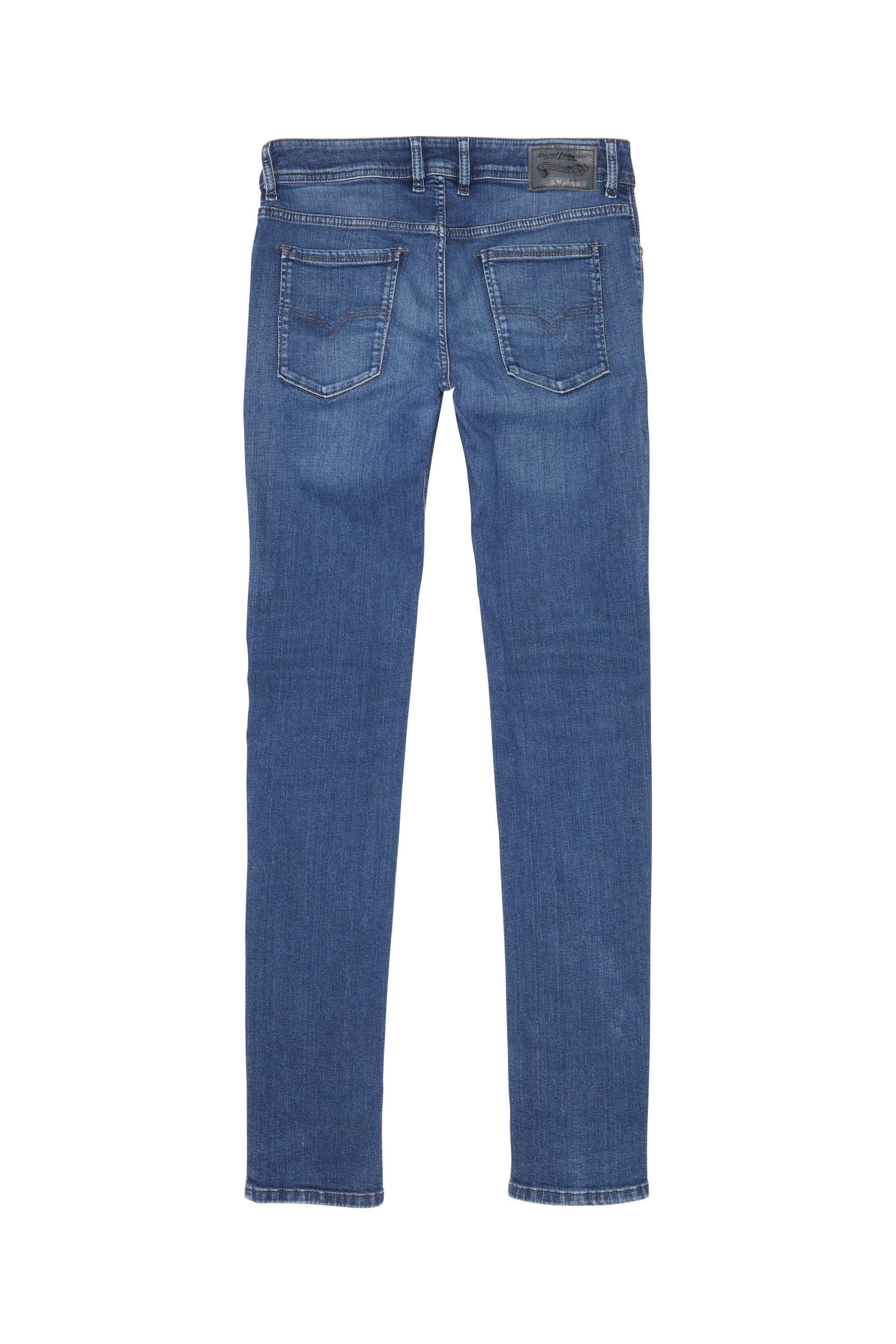 Diesel - SLEENKER, Man's Diesel Man - Jeans Dark blue in Medium blue - 2