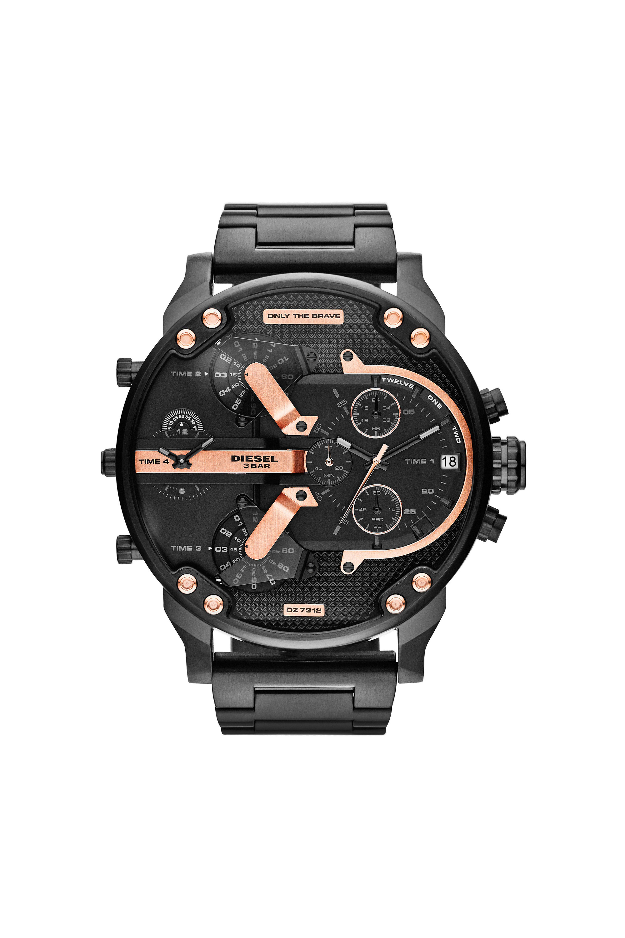Diesel - DZ7312 MR. DADDY 2.0, Man's Mr. Daddy 2.0 watch with multi-layer watch in Black - 1