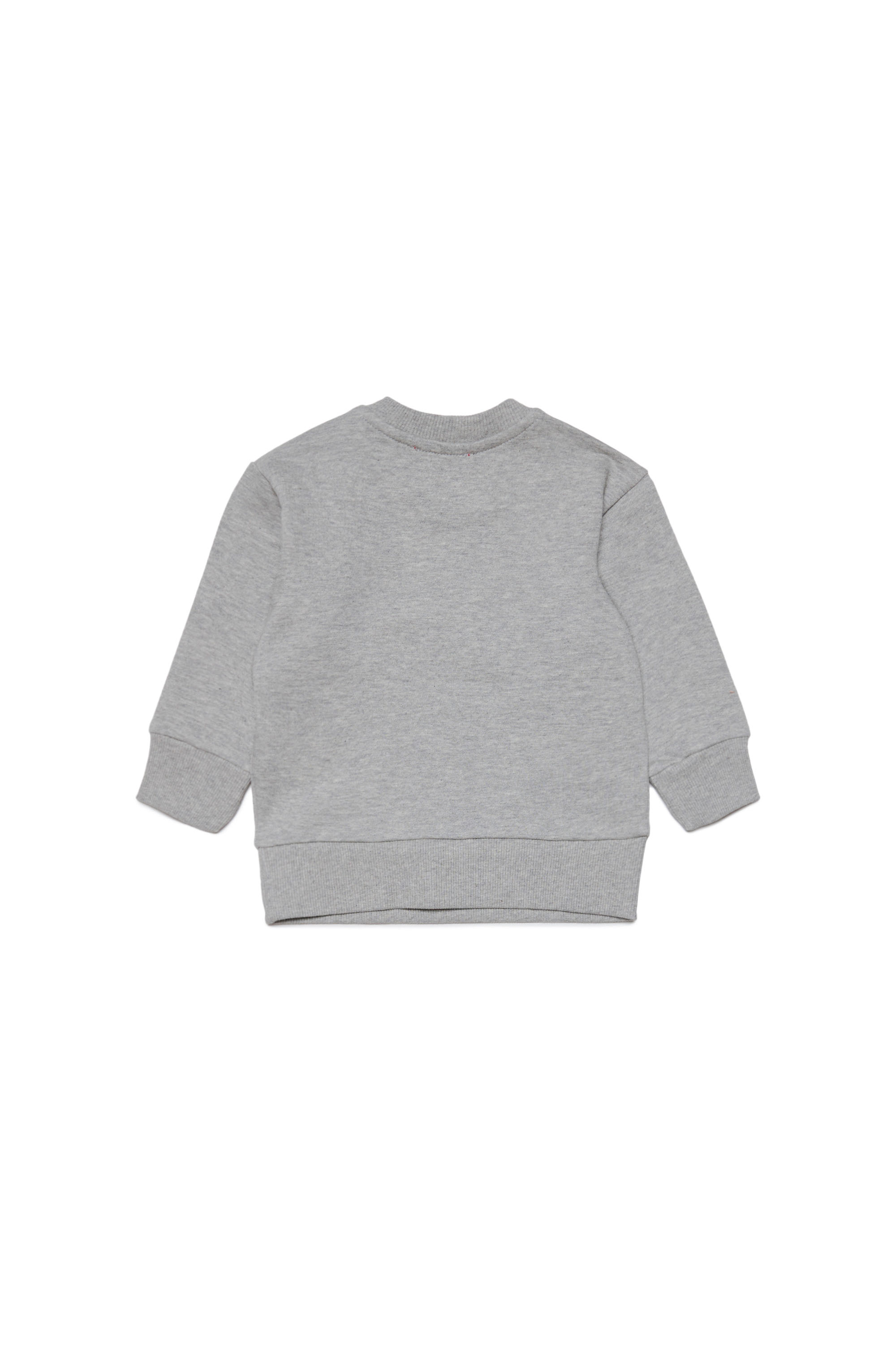 Diesel - SNARRIB, Unisex's Cotton sweatshirt with logo print in Grey - 2