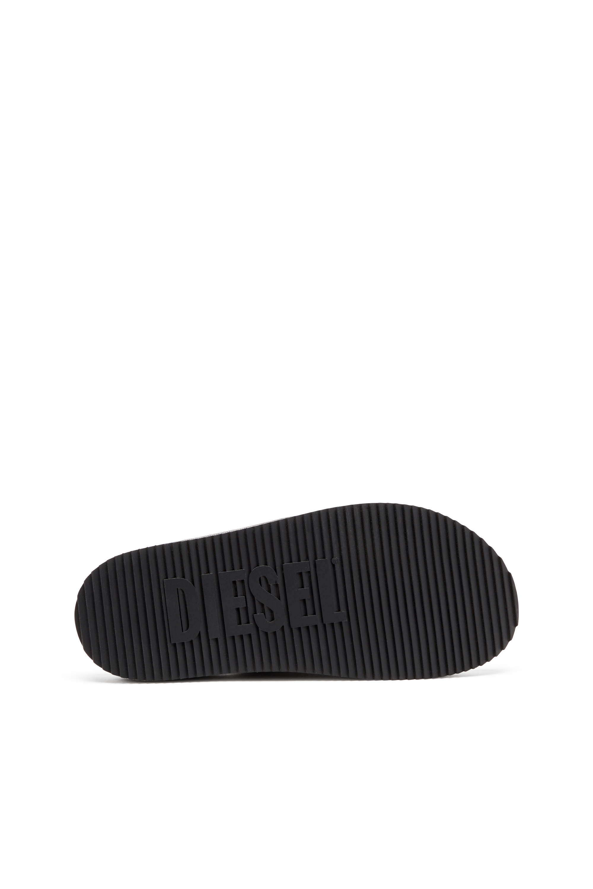 Diesel - SA-SLIDE CRIS CROS, Unisex's Sa-Slide-Denim slides with criss-cross straps in Black - 4