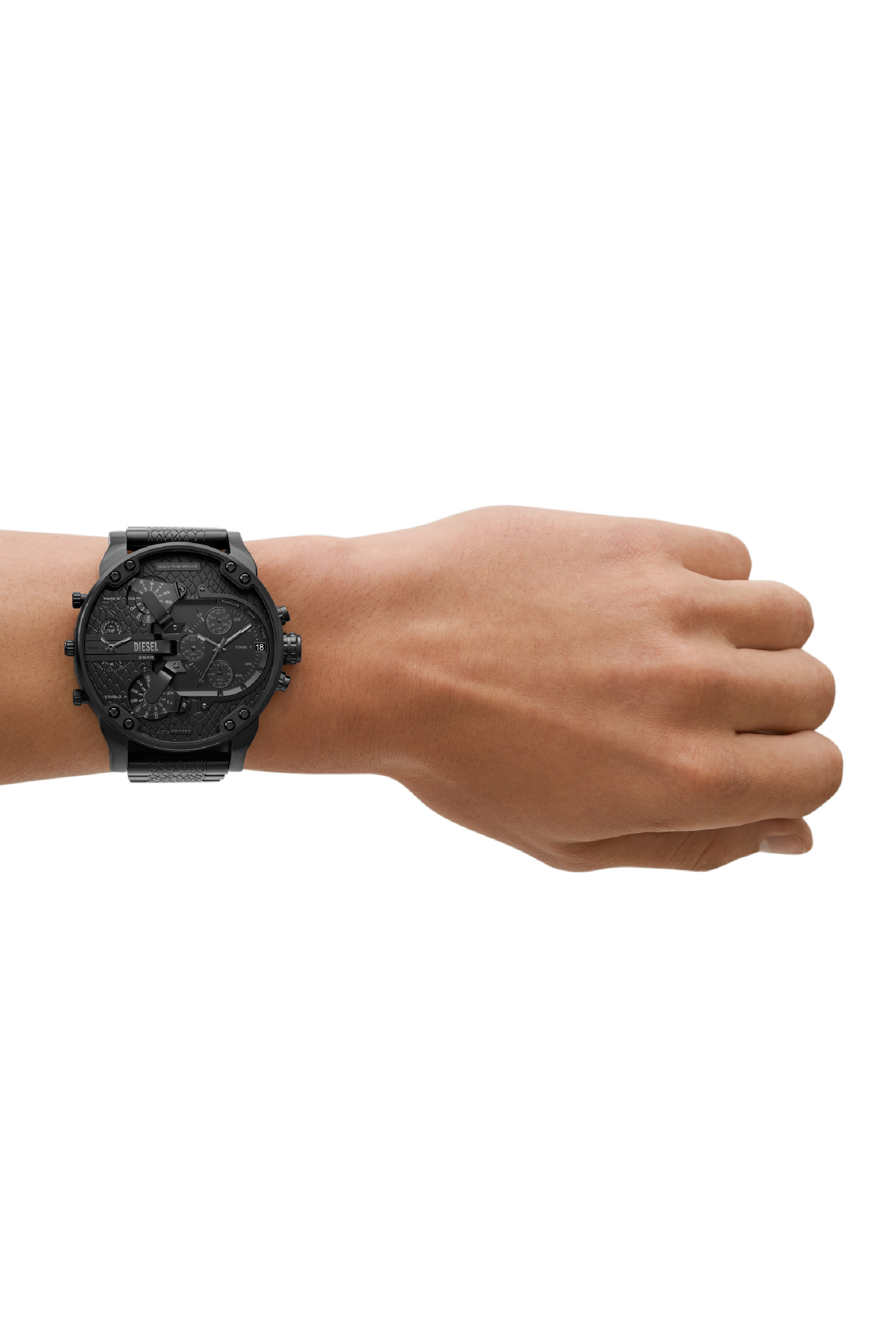 Diesel - DZ7468, Man's Mr. Daddy 2.0 Chronograph stainless steel watch in Black - 4