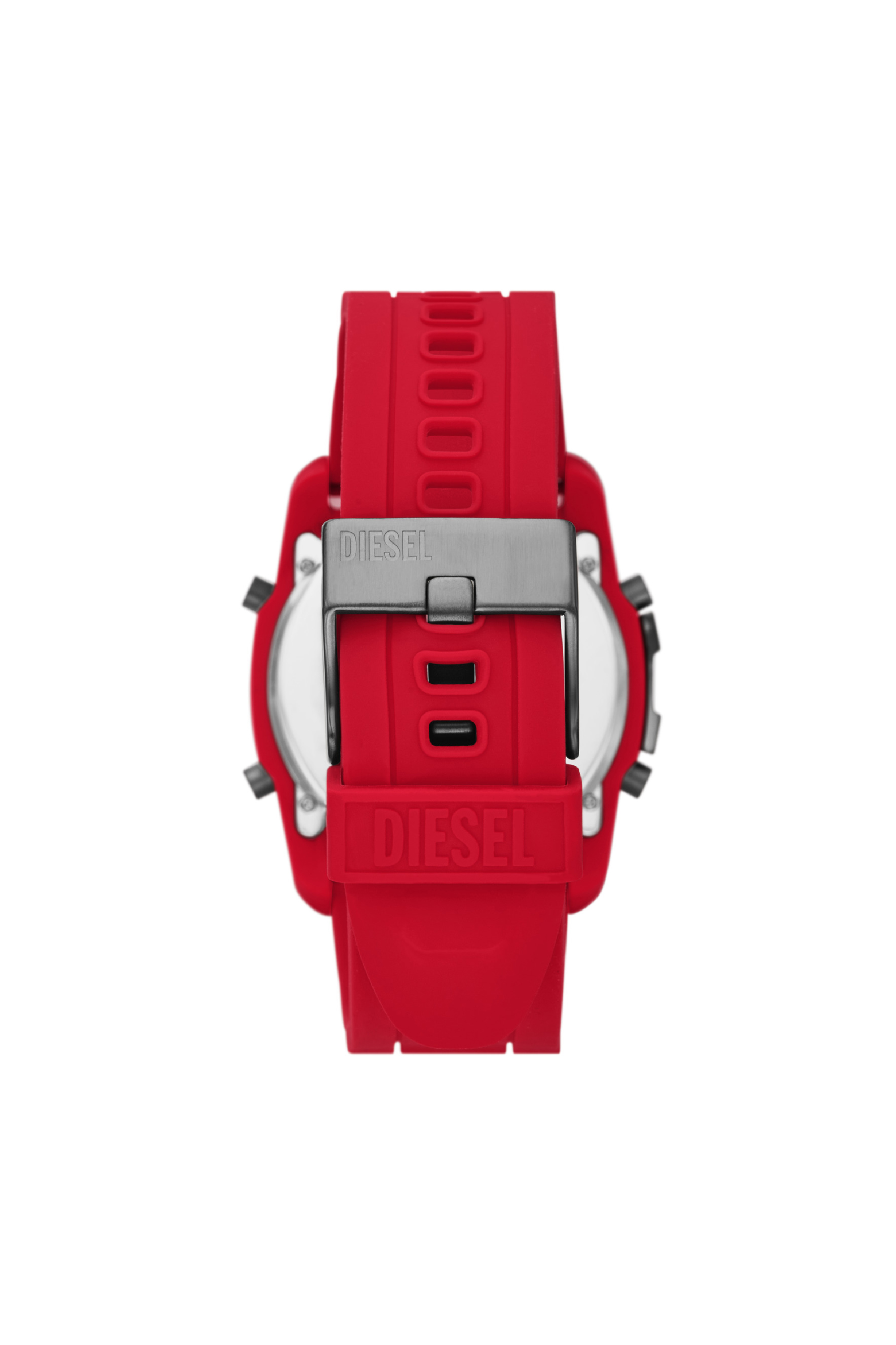 Diesel - DZ2159, Man's Master Chief Digital silicone watch in Red - 2