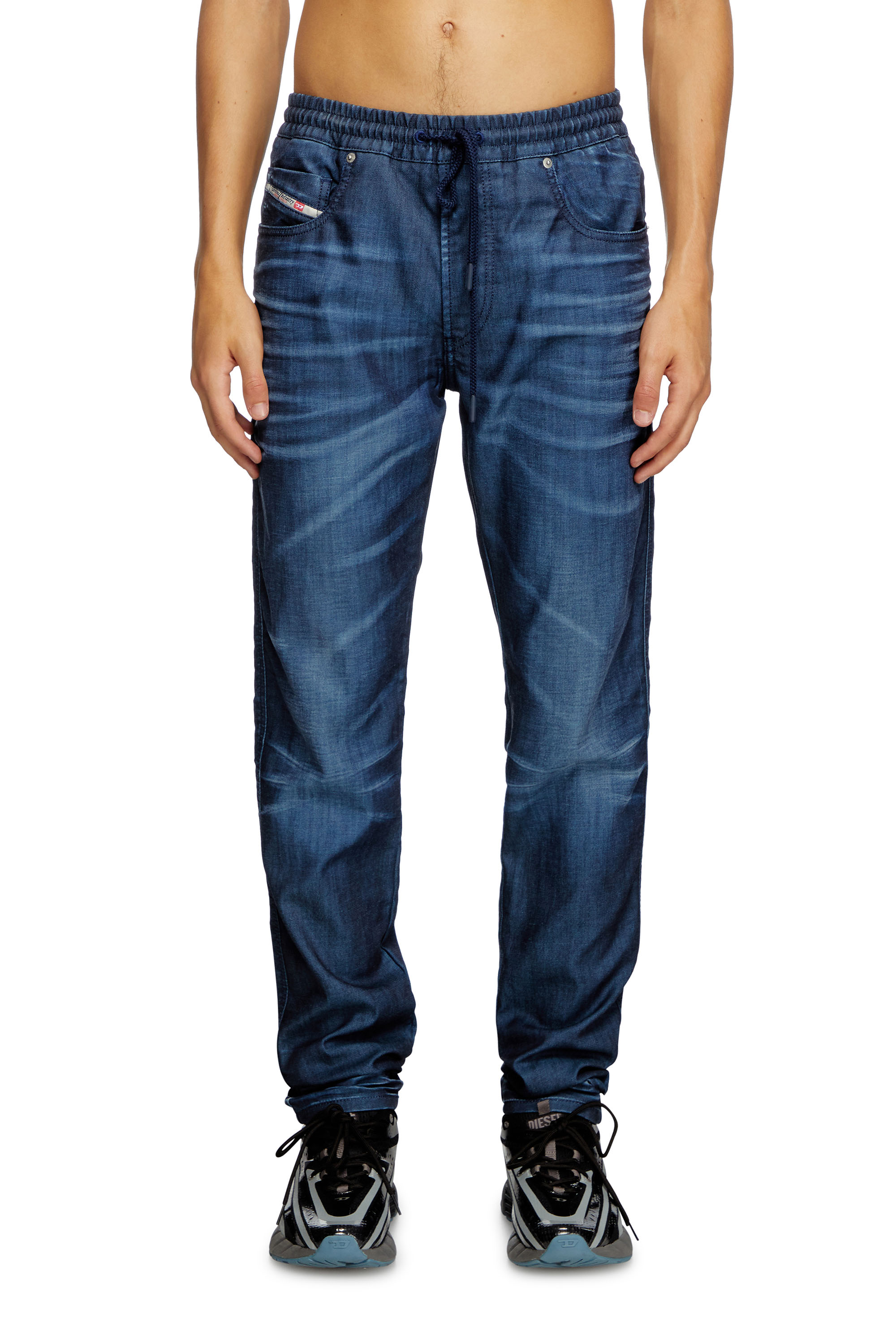 Diesel - Man's Slim 2060 D-Strukt Joggjeans® 068PY, Dark Blue - 1