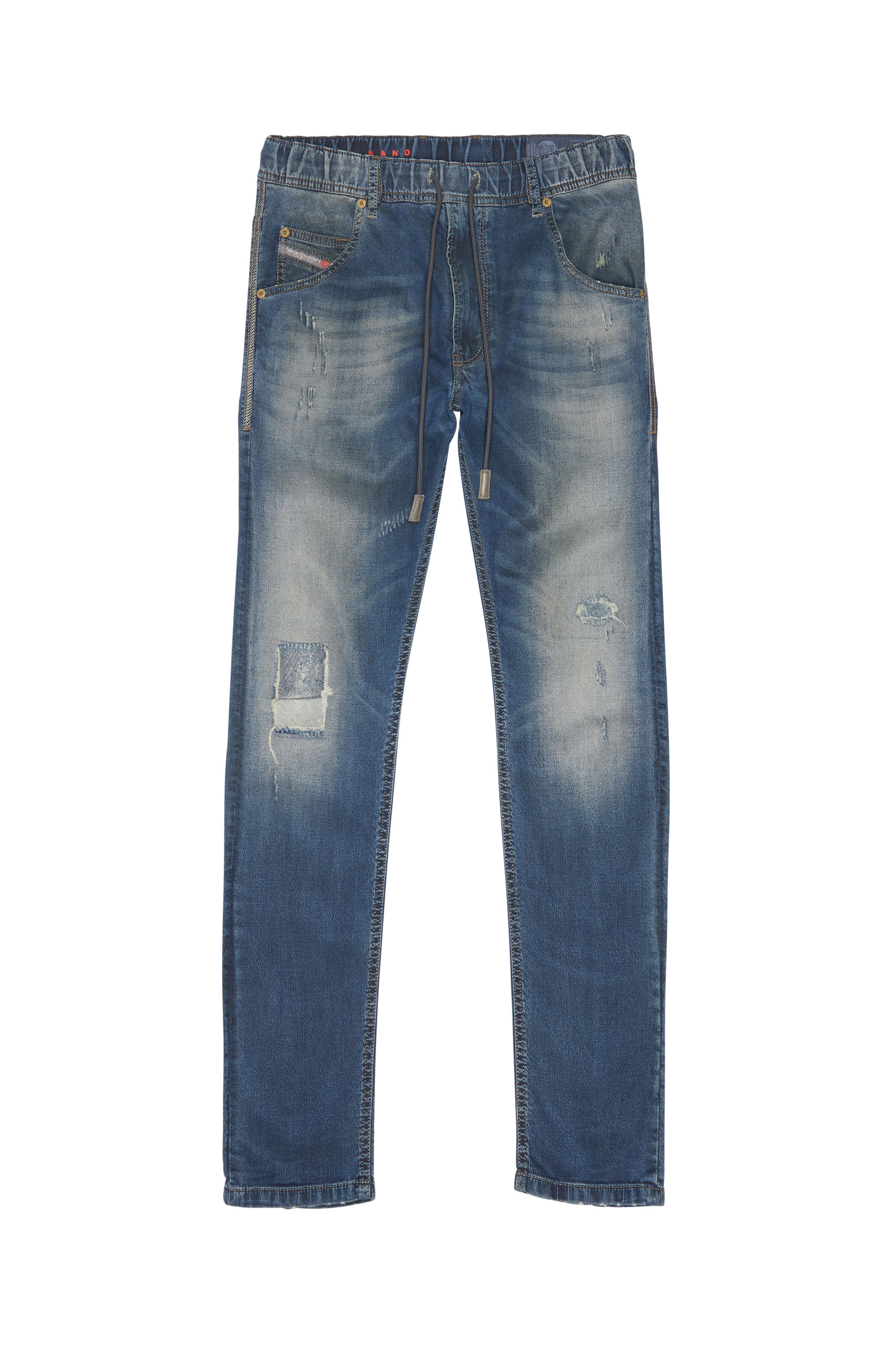 Diesel - KROOLEY JoggJeans®, Man's Diesel Man - Jeans Medium blue in Dark Blue - 1