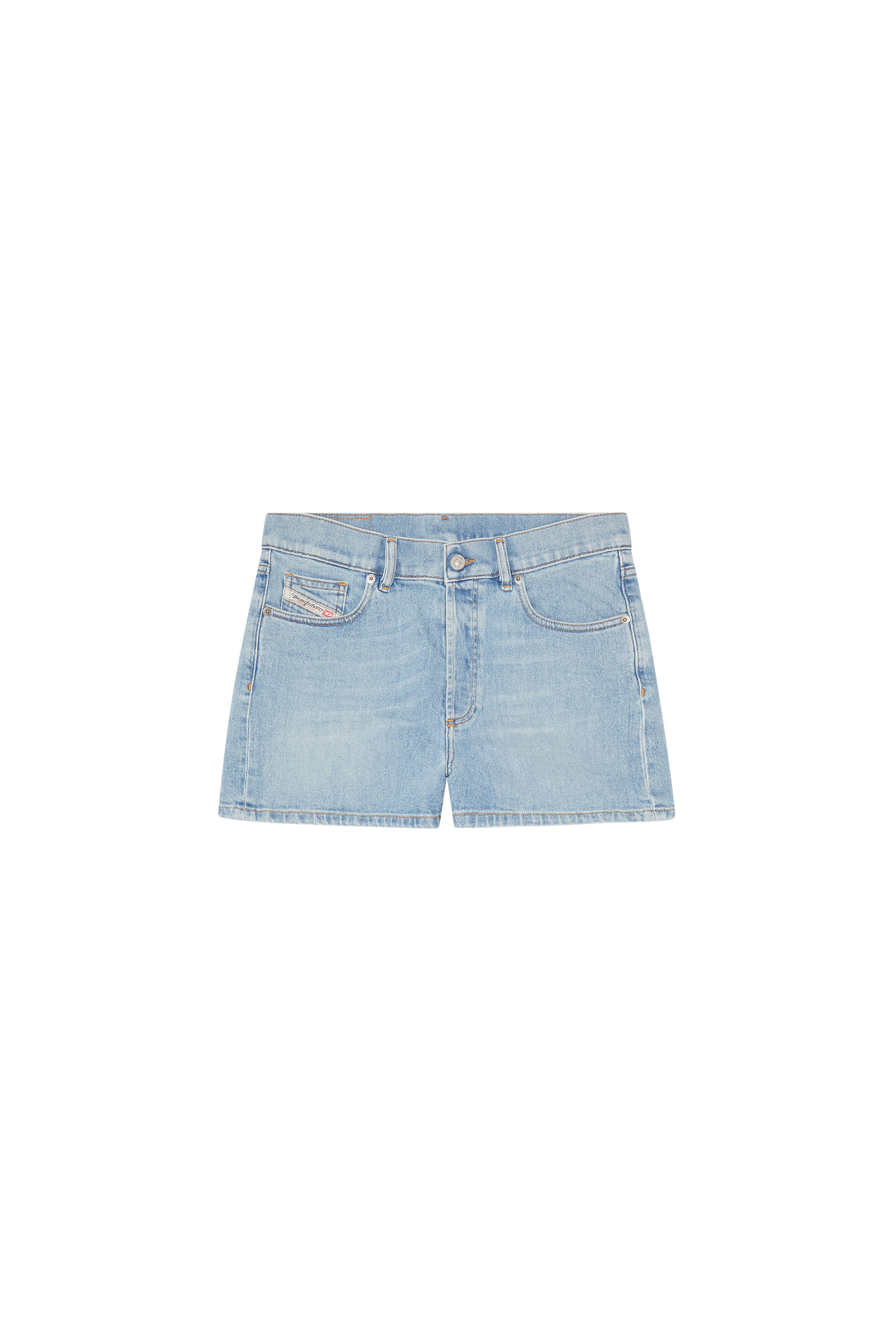 Diesel - D-GER, Woman's Denim shorts in Light Blue - 3