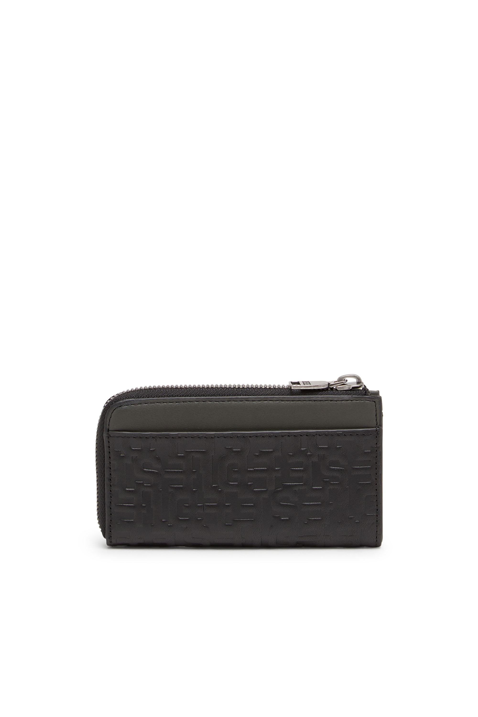 Diesel - KEY POUCH, Man's Monogram leather key holder in Black - 2