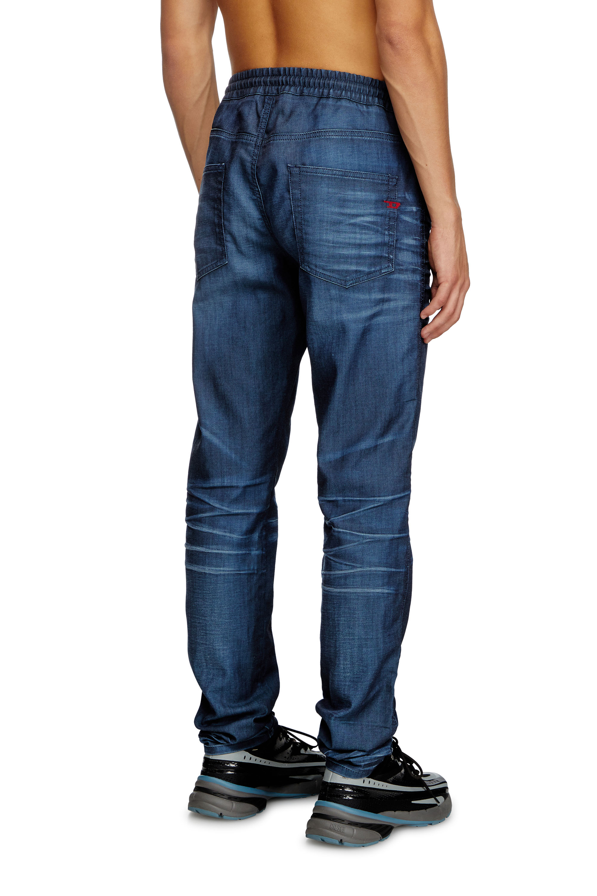 Diesel - Man's Slim 2060 D-Strukt Joggjeans® 068PY, Dark Blue - 4
