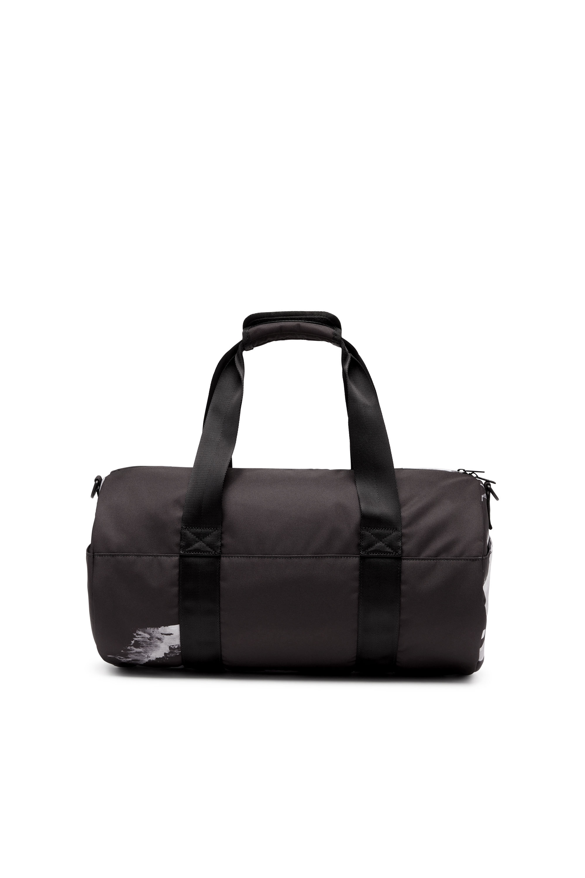 Diesel - RAVE DUFFLE X, Man's Rave Duffle X - Duffle bag in logo-printed fabric in Black - 2