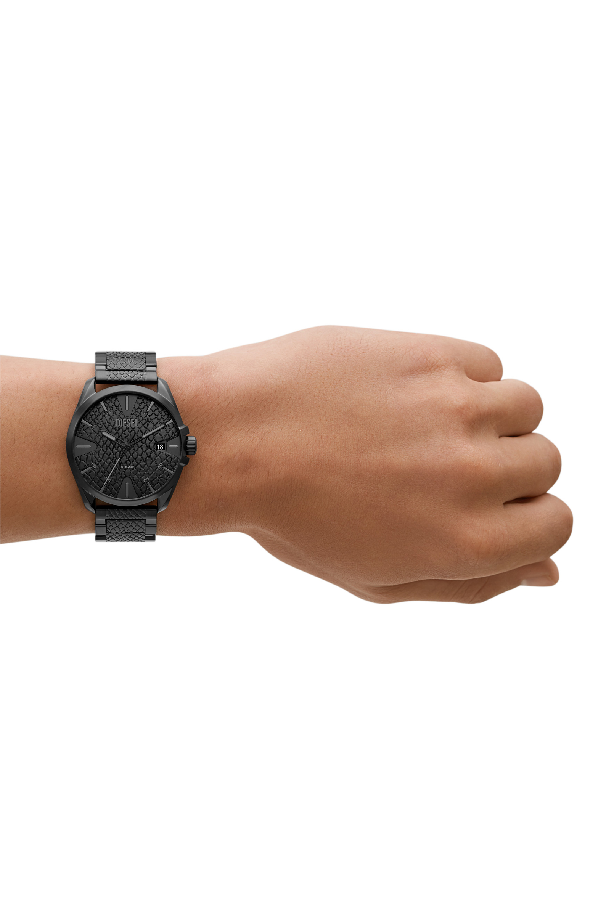 Diesel - DZ2161, Man's MS9 Date stainless steel watch in Black - 4