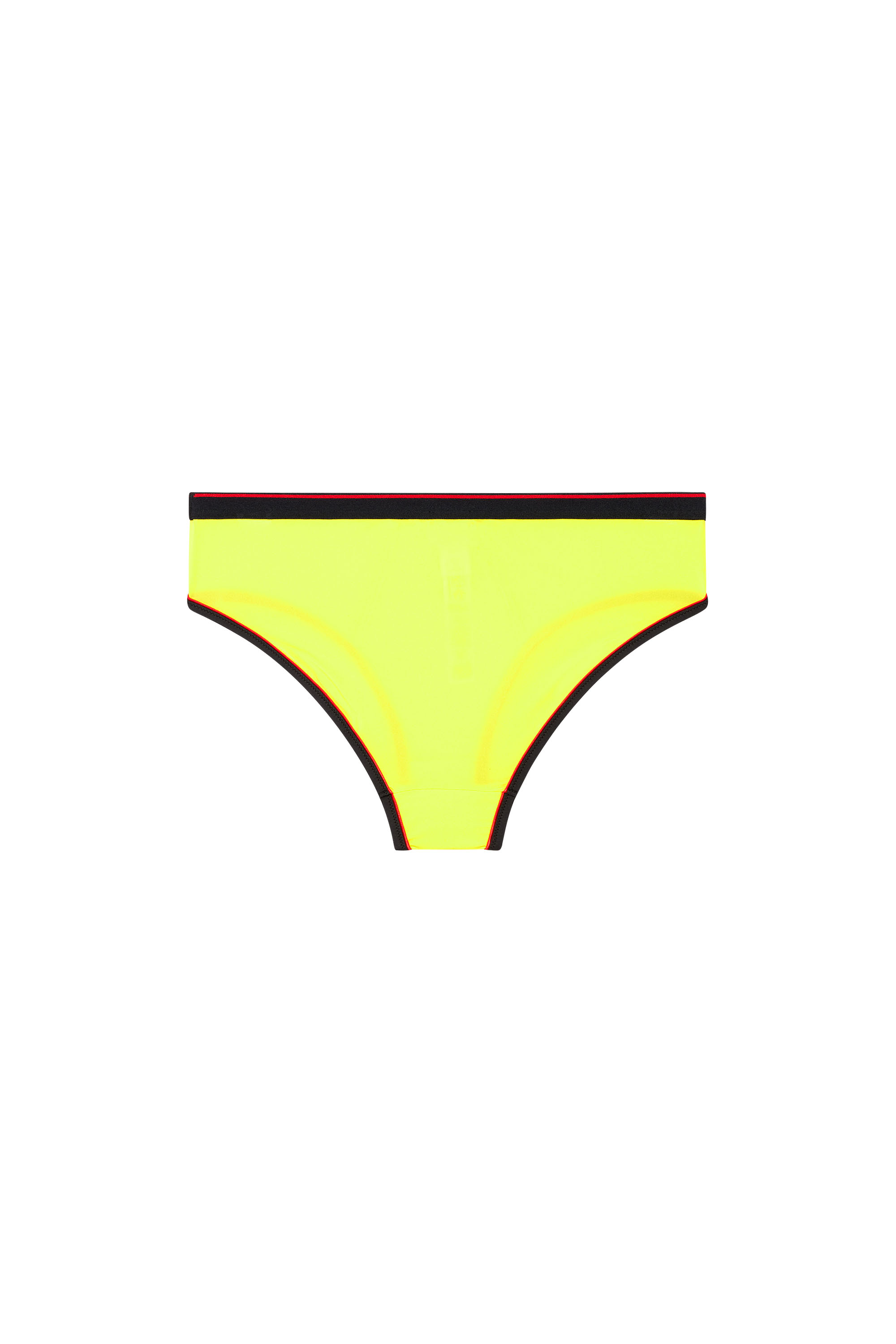 Diesel - UFPN-SUNNIE, Woman's Briefs with contrast piping in Yellow - 2
