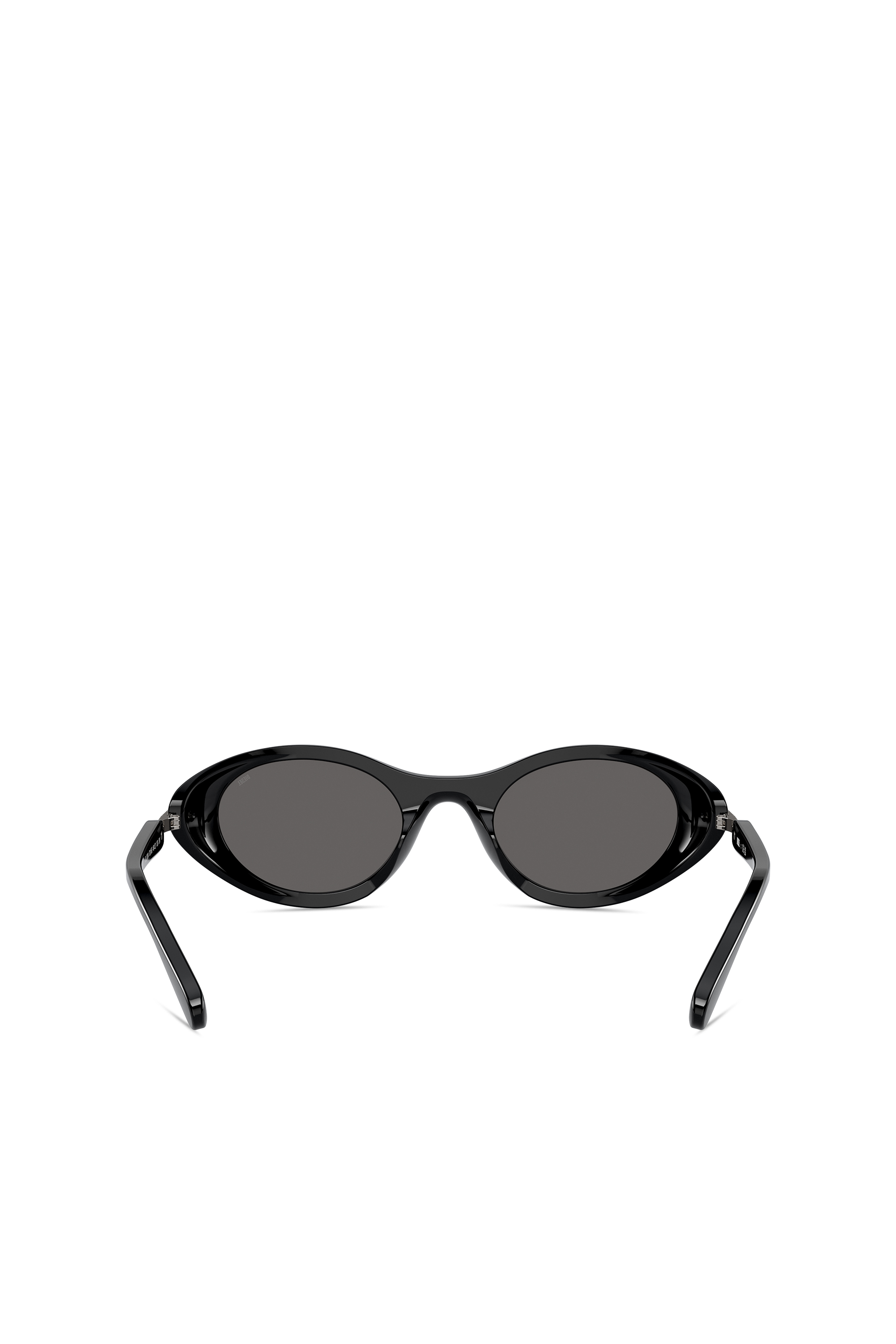 Diesel - 0DL2004, Unisex's Wrap-around shape sunglasses in Black/Flash mirror - 4