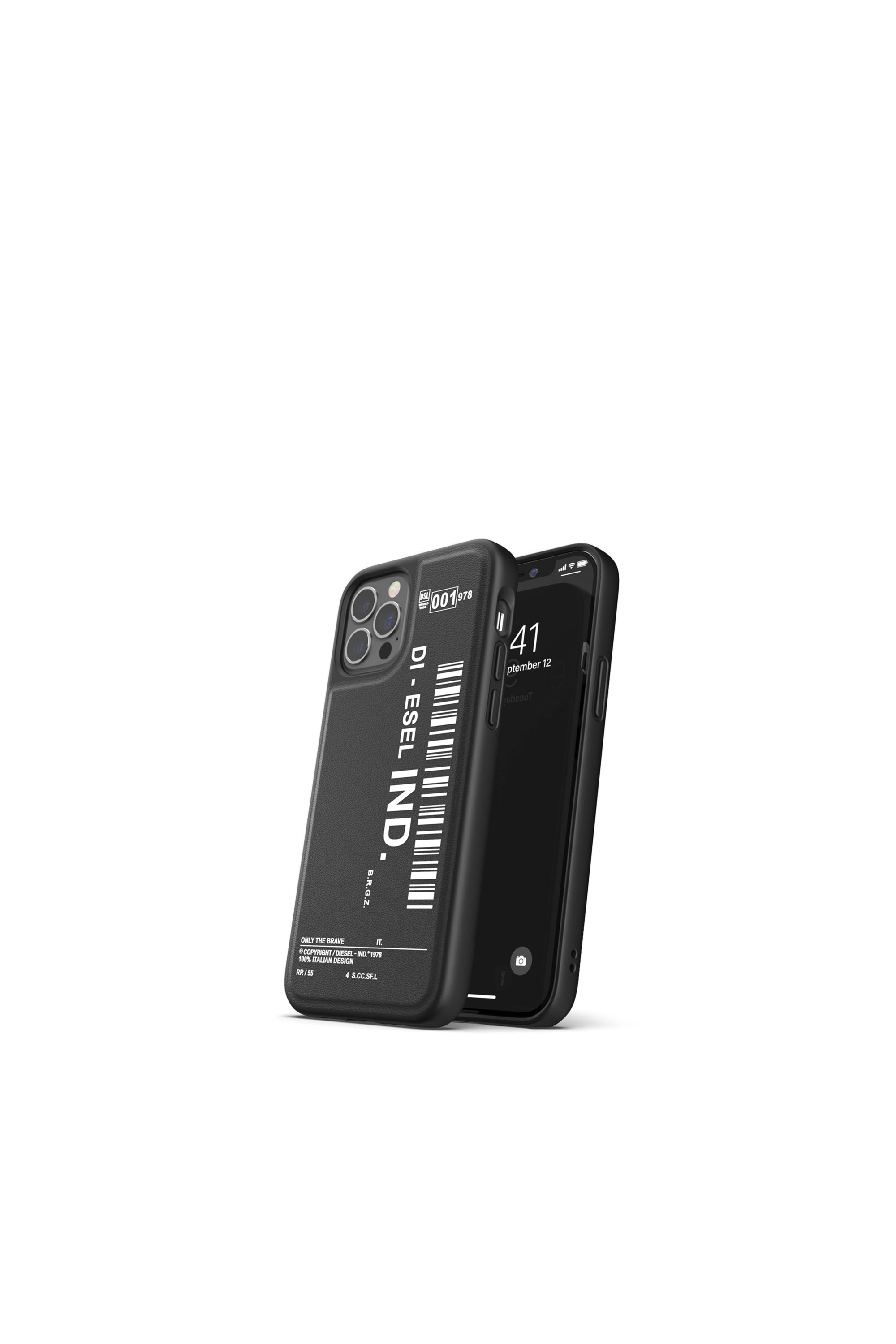 Diesel - 42489 STANDARD CASE, Unisex's Moulded Case Core for iPhone 12/12 Pro in Black - 3