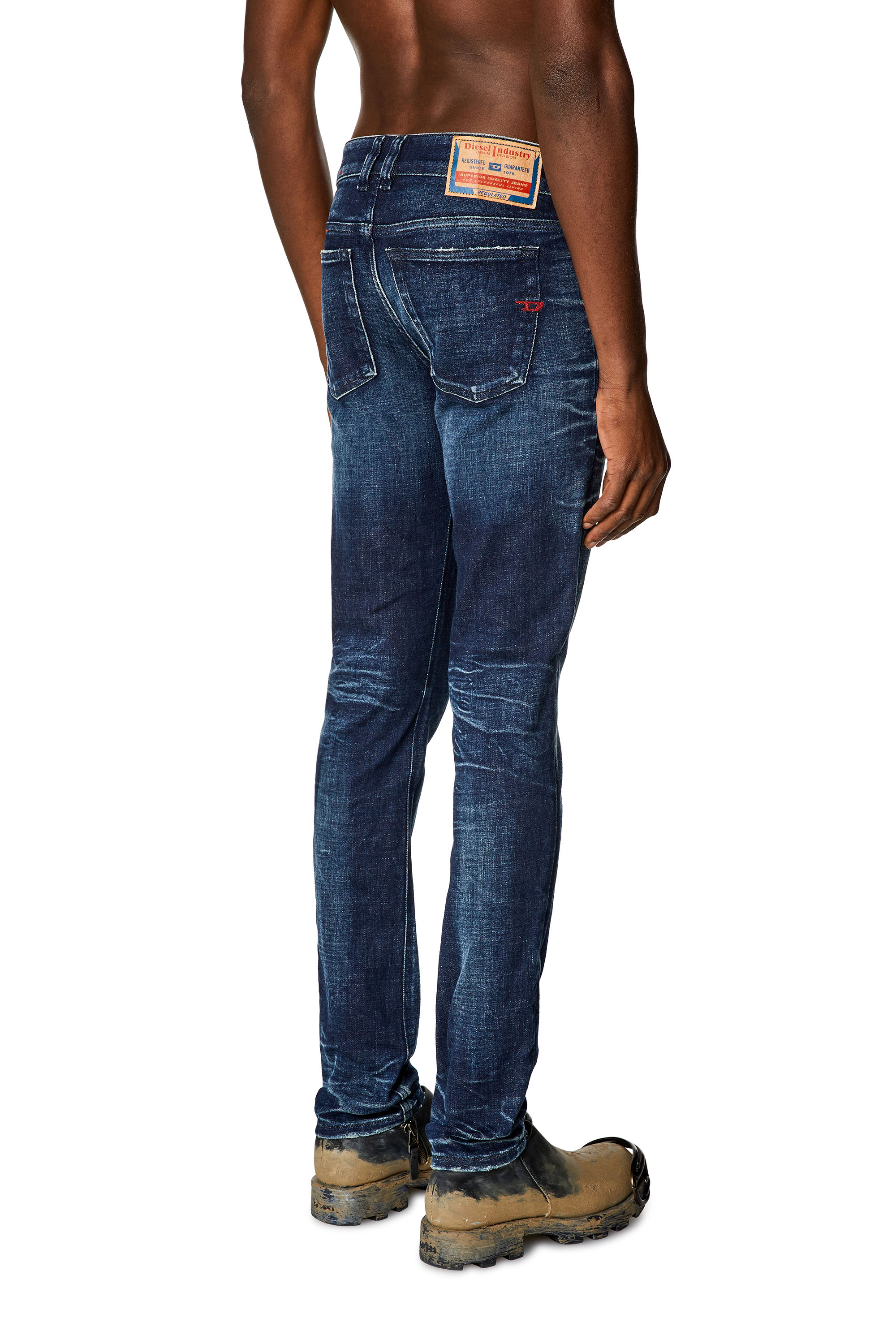 Diesel - Skinny Jeans 1979 Sleenker 09G34, Man's Skinny Jeans - 1979 Sleenker in Dark Blue - 4