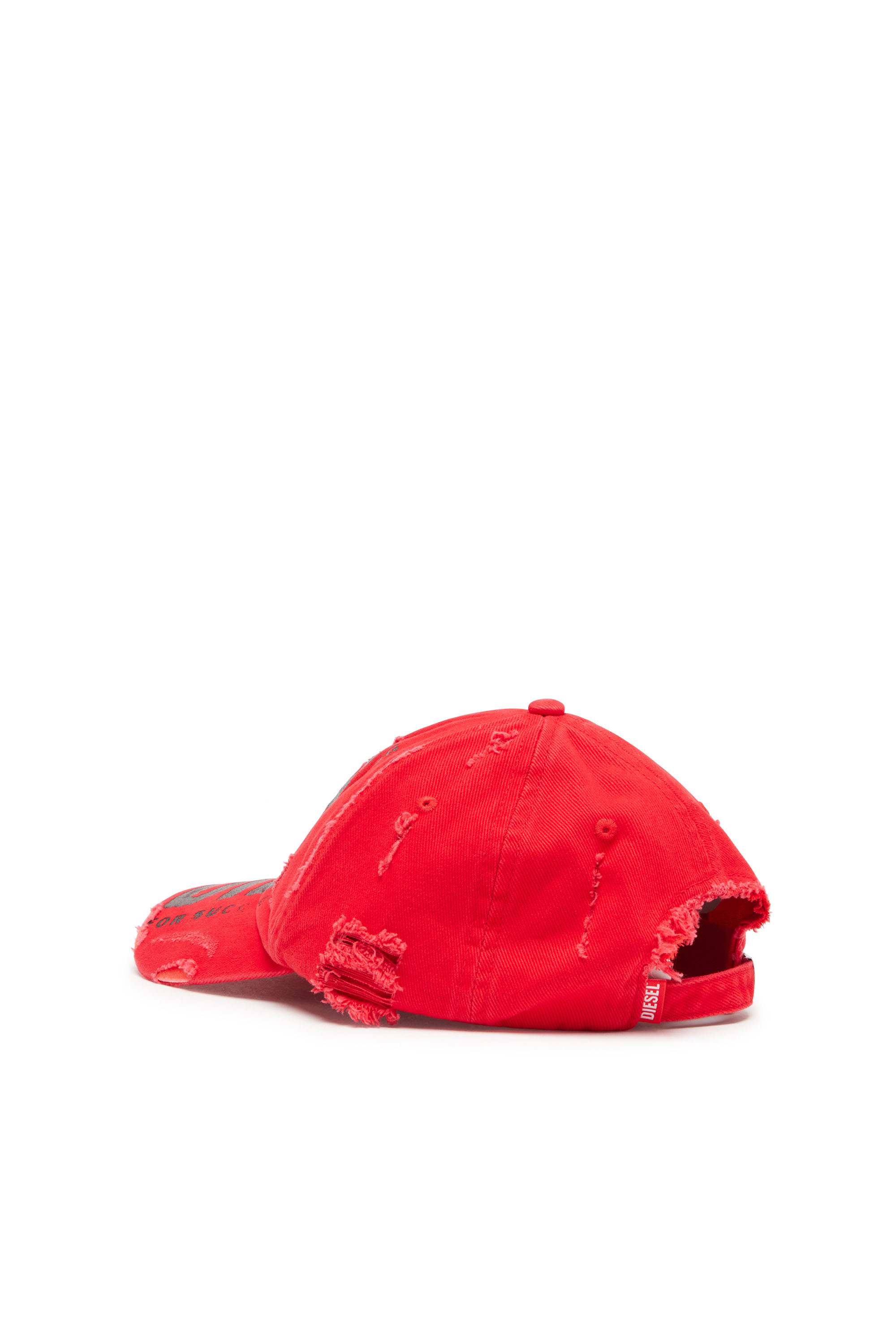 Diesel - C-EWAN, Unisex's Baseball cap with Diesel lettering in Red - 2