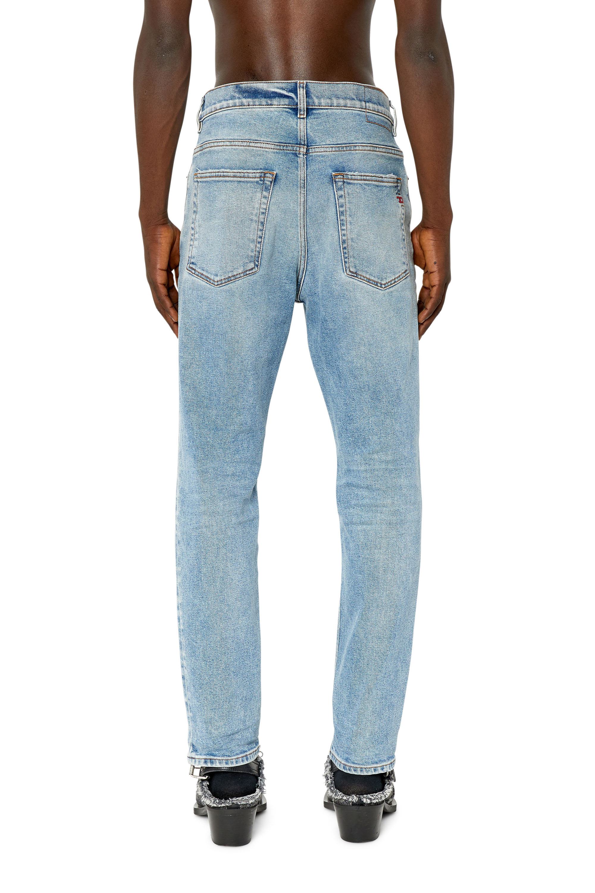 Diesel - Man's Tapered Jeans 2005 D-Fining 09E86, Light Blue - 4